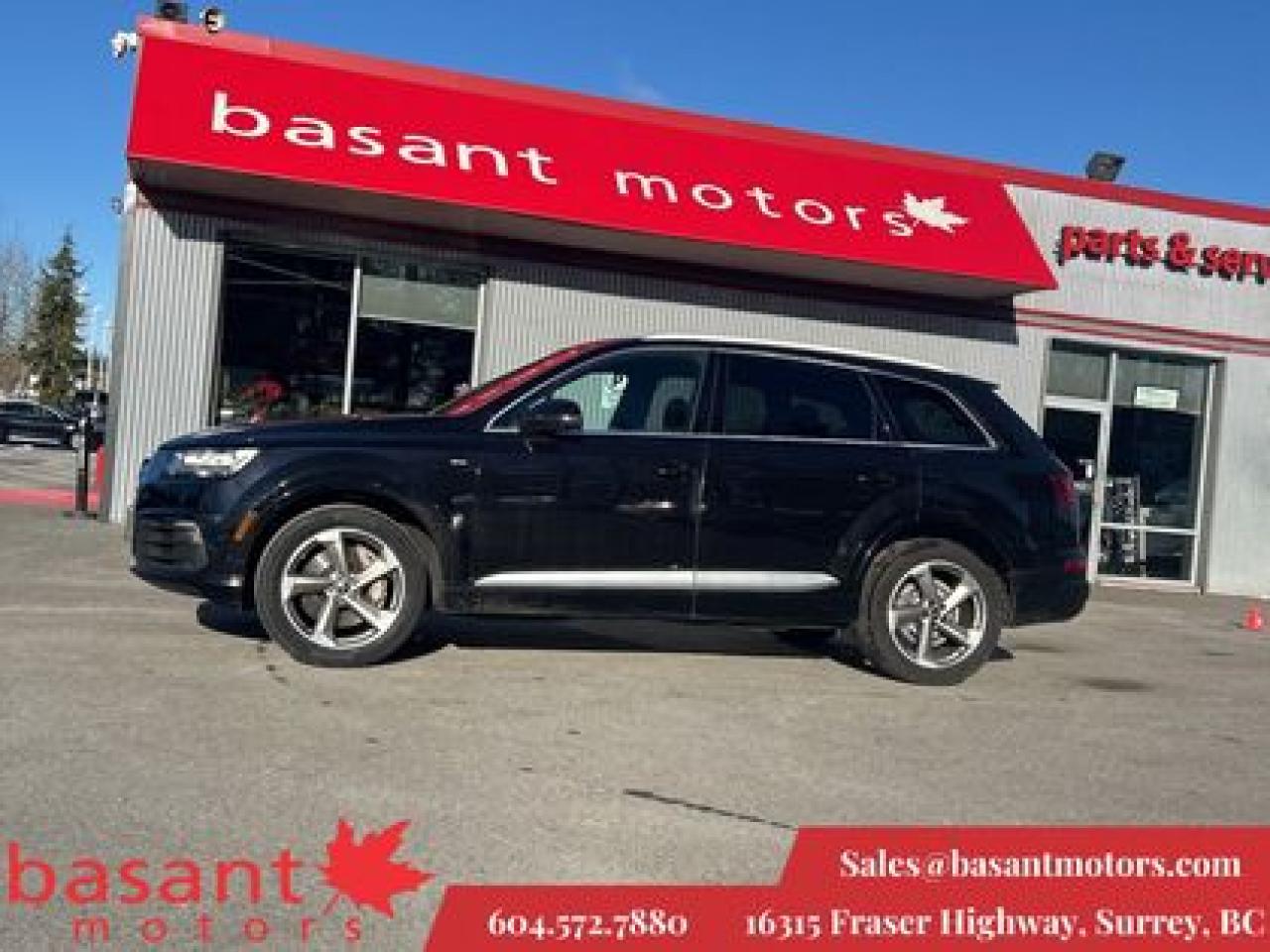 Used 2019 Audi Q7 Technik, S-Line, Heated/Cooled Seats, 360° Cam! for sale in Surrey, BC