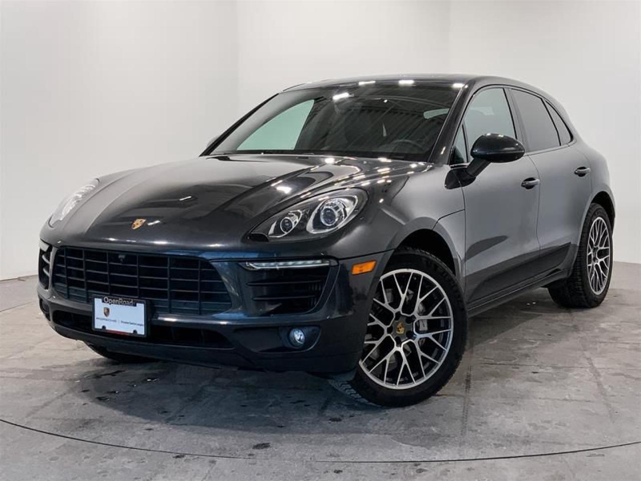 Welcoming this stunning 2017 Porsche Macan S, elegantly finished in Volcano Grey Metallic with a Black Leather Interior. This dynamic SUV is equipped with the Premium Package Plus, featuring Bi-XenonHeadlights with Porsche Dynamic Light System (PDLS), Porsche Entry & Drive, and Power Seats (14-way) with Memory Package. Additional highlights include Front Seat Ventilation, BOSE Surround Sound System, and advanced performance options such as the Sport Chrono Package, Porsche Torque Vectoring Plus (PTV Plus), and Porsche Active Suspension Management (PASM) and Much More! This is a Local BC Vehicle! This vehicle is a Porsche Approved Certified Pre-Owned Vehicle: 2 extra years of unlimited mileage warranty plus an additional 2 years of Porsche Roadside Assistance. All CPO vehicles have passed our rigorous 111-point check and reconditioned with 100% genuine Porsche parts. For more details or to schedule a test drive with one of our highly trained sales executives please call or send a website enquiry now before it is gone. 604-530-8911. Porsche Center Langley has won the prestigious Porsche Premier Dealer Award seven years in a row. We are centrally located just a short distance from Highway 1 in beautiful Langley, British Columbia. Our hope is to have you driving your dream vehicle soon. Please note that additional fees, including a $599 documentation fee & a $690 dealer prep fee, apply to all pre-owned vehicles. Dealer #40136