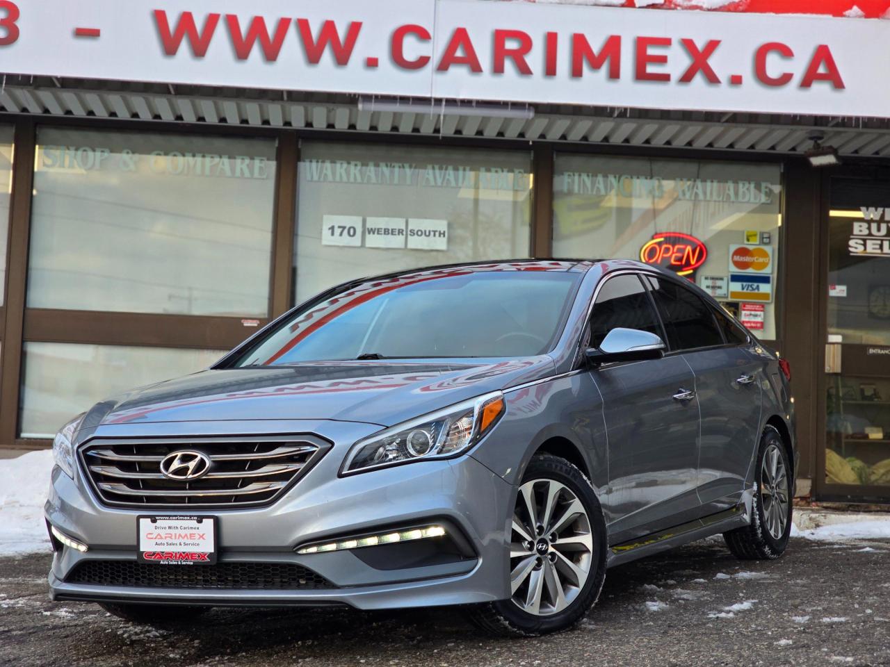 Used 2016 Hyundai Sonata Sport Tech NAVI | BSM | Sunroof | Leather | Backup Camera | Heated Seats for sale in Waterloo, ON