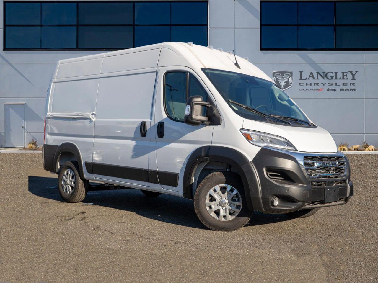 <p><strong><span style=font-family:Arial; font-size:18px;>Dare to envision a driving experience that defies expectations and challenges the status quo with the 2025 RAM ProMaster 1500 Basebrand new and ready for the road.</span></strong></p> <p><span style=font-family:Arial; font-size:18px;> </span></p> <ul><li><span style=font-family:Arial; font-size:18px;>Pristine Condition: Never driven, only 21 km</span></li><li><span style=font-family:Arial; font-size:18px;>Engine: Powerful 3.6L 6-cylinder</span></li><li><span style=font-family:Arial; font-size:18px;>Transmission: Smooth 9-speed automatic</span></li><li><span style=font-family:Arial; font-size:18px;>Exterior: Crisp white finish</span></li><li><span style=font-family:Arial; font-size:18px;>Interior: Sleek black design</span></li><li><span style=font-family:Arial; font-size:18px;>Advanced Safety: Traction control, ABS brakes, brake assist, overhead airbag</span></li><li><span style=font-family:Arial; font-size:18px;>Comfort & Convenience: Air conditioning, power windows, steering wheel mounted audio controls, and driver seat mounted armrest</span></li><li><span style=font-family:Arial; font-size:18px;>Innovative Features: Electronic stability, ignition disable, and traffic sign information</span></li></ul> <p><span style=font-family:Arial; font-size:18px;> </span></p> <p><span style=font-family:Arial; font-size:18px;>Meet the versatile van thats as ready to work as you are. With single rear wheels and bodyside moldings, the ProMaster 1500 is built to handle whatever your business demands. It's not just a van; it's a mobile workspace, perfectly blending functionality and style. Did you know? The ProMaster is celebrated for its best-in-class cargo height, making it incredibly easy to load and unload.</span></p> <p><span style=font-family:Arial; font-size:18px;>Choose Langley Chrysler for an unparalleled buying experience. We believe in making the journey just as enjoyable as the destination. Don't just love your car, love buying it! Visit us today and drive away in the van that works as hard as you do</span></p>Dealer number: 5097, Doc fee: $968 Safety & Convince Warranty: $699 Finance Placement: $628

<p>*All prices are net of all manufacturer incentives and/or rebates and are subject to change by the manufacturer without notice. All prices plus applicable taxes, applicable environmental recovery charges, documentation of $599 and full tank of fuel surcharge of $76 if a full tank is chosen.<br />Other items available that are not included in the above price:<br />Tire & Rim Protection and Key fob insurance starting from $599<br />Service contracts (extended warranties) for up to 7 years and 200,000 kms starting from $599<br />Custom vehicle accessory packages, mudflaps and deflectors, tire and rim packages, lift kits, exhaust kits and tonneau covers, canopies and much more that can be added to your payment at time of purchase<br />Undercoating, rust modules, and full protection packages starting from $199<br />Flexible life, disability and critical illness insurances to protect portions of or the entire length of vehicle loan?im?im<br />Financing Fee of $500 when applicable<br />Prices shown are determined using the largest available rebates and incentives and may not qualify for special APR finance offers. See dealer for details. This is a limited time offer.</p>