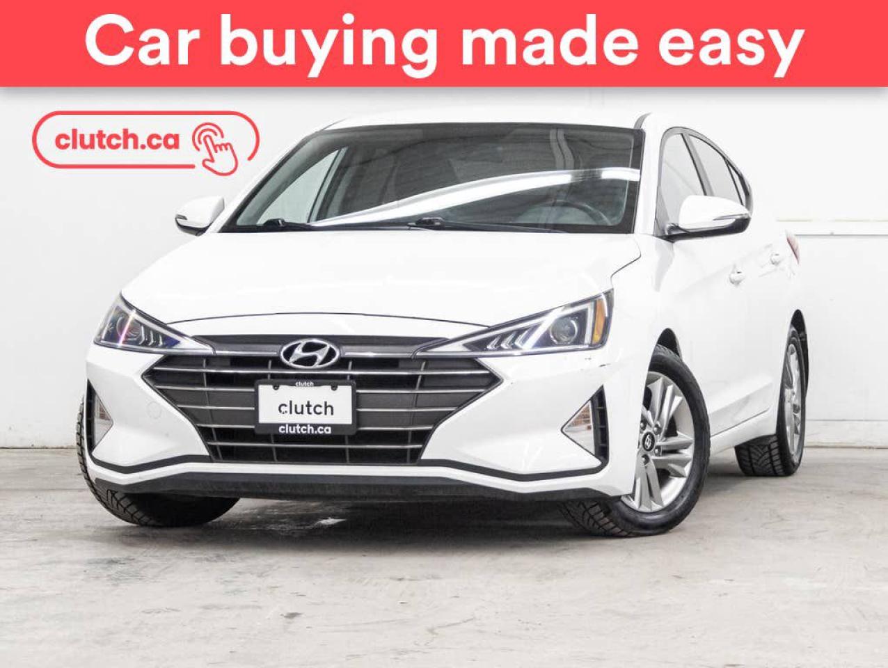 Used 2019 Hyundai Elantra Preferred w/ Apple CarPlay & Android Auto, Rearview Cam, A/C for sale in Toronto, ON