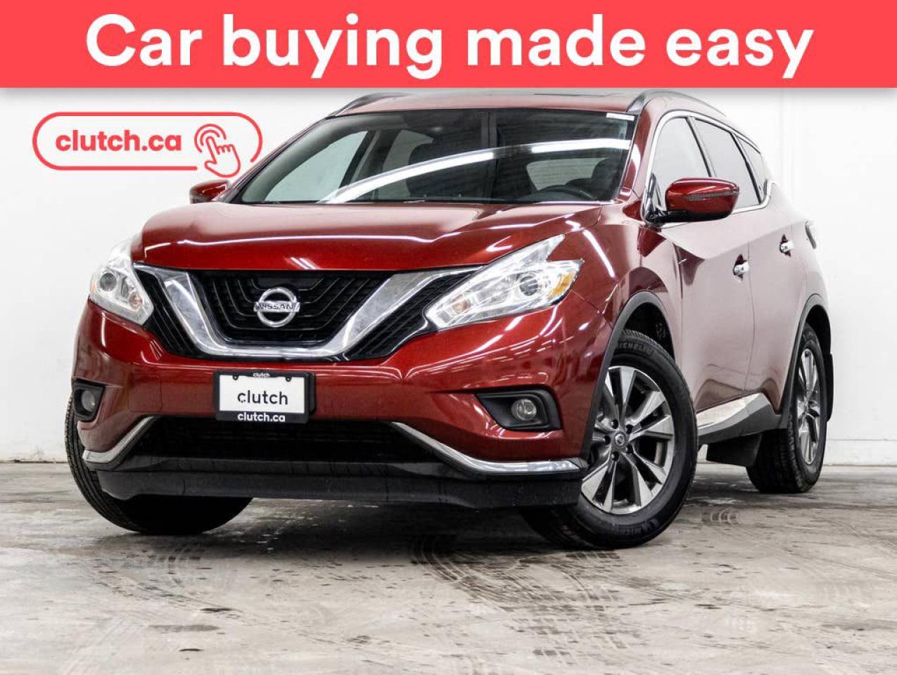 Used 2017 Nissan Murano SV AWD w/ Heated Steering Wheel, Heated Front Seats, Rearview Camera for sale in Toronto, ON