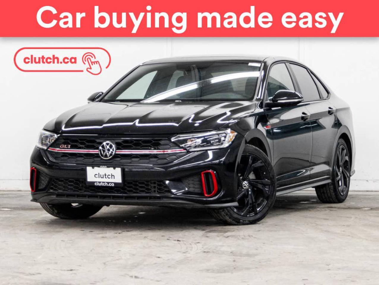 Used 2023 Volkswagen Jetta GLI Base w/ Apple CarPlay & Android Auto, Power Moonroof, Nav for sale in Toronto, ON