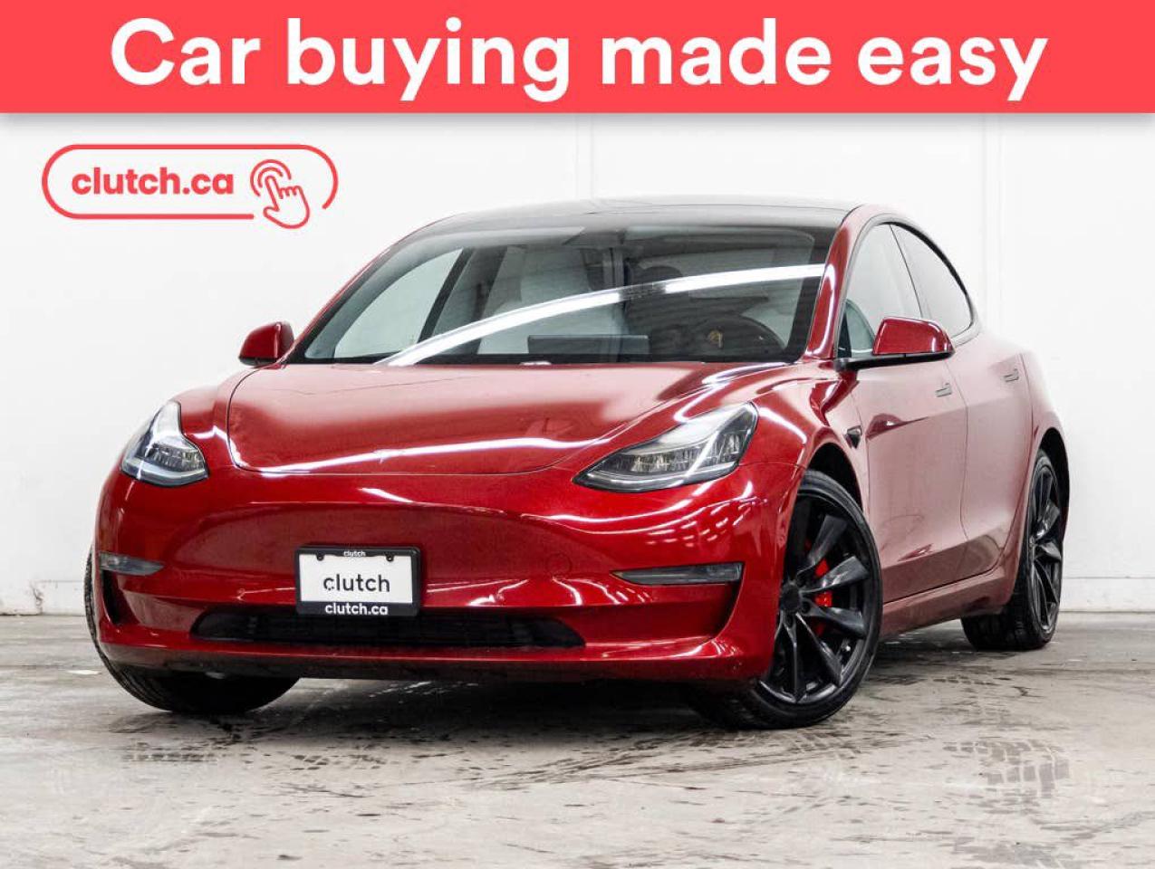 Used 2019 Tesla Model 3 Performance AWD w/ Autopilot, Nav, Glass Roof for sale in Toronto, ON