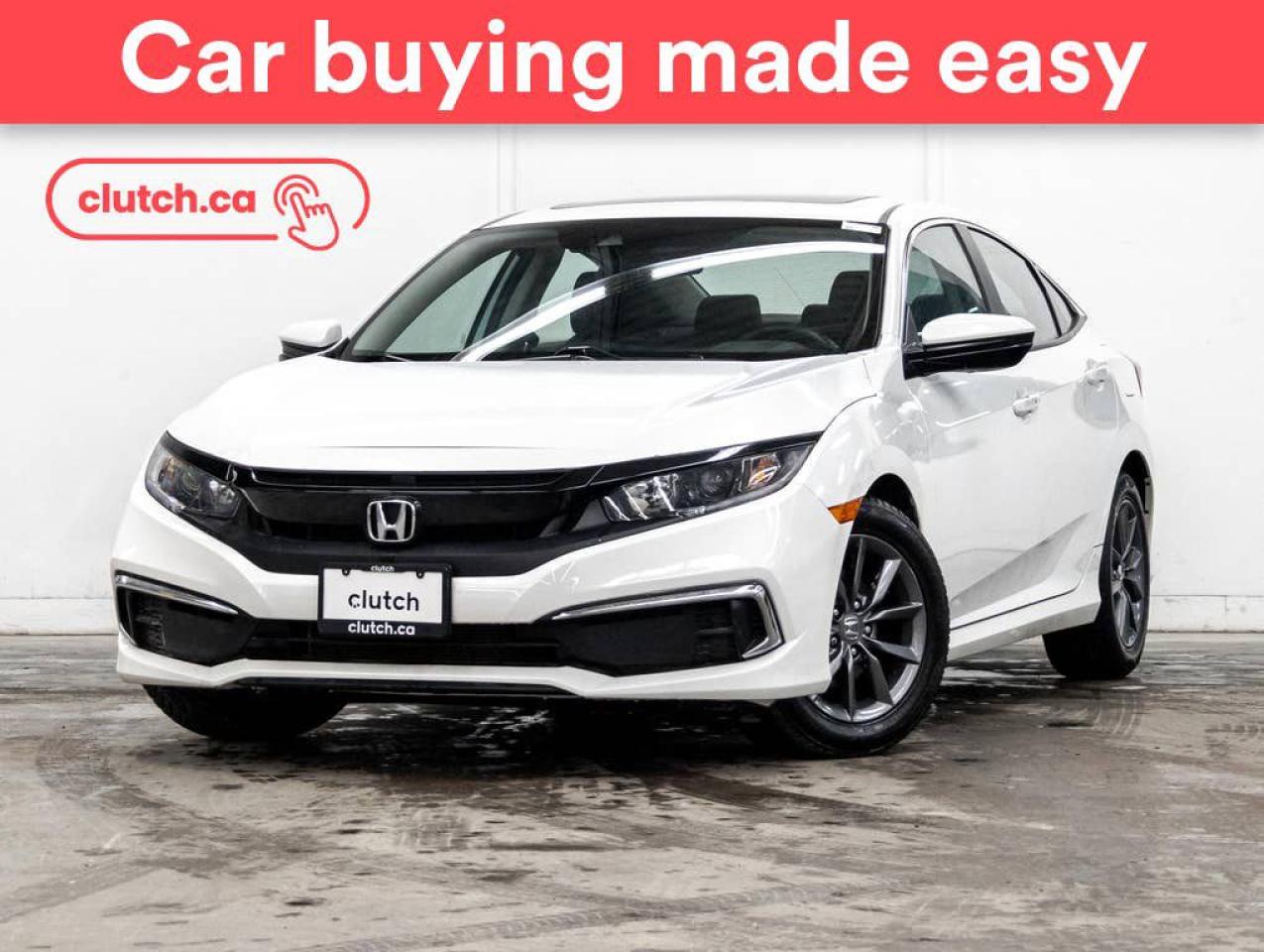 Used 2020 Honda Civic EX w/ Apple CarPlay & Android Auto, Heated Front Seats, Rearview Camera for sale in Toronto, ON