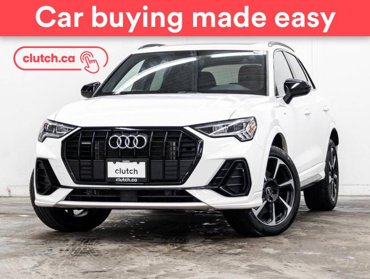 Used 2023 Audi Q3 Progressiv 45 AWD w/ Apple CarPlay & Android Auto, Heated Steering Wheel, Heated Front Seats for sale in Toronto, ON