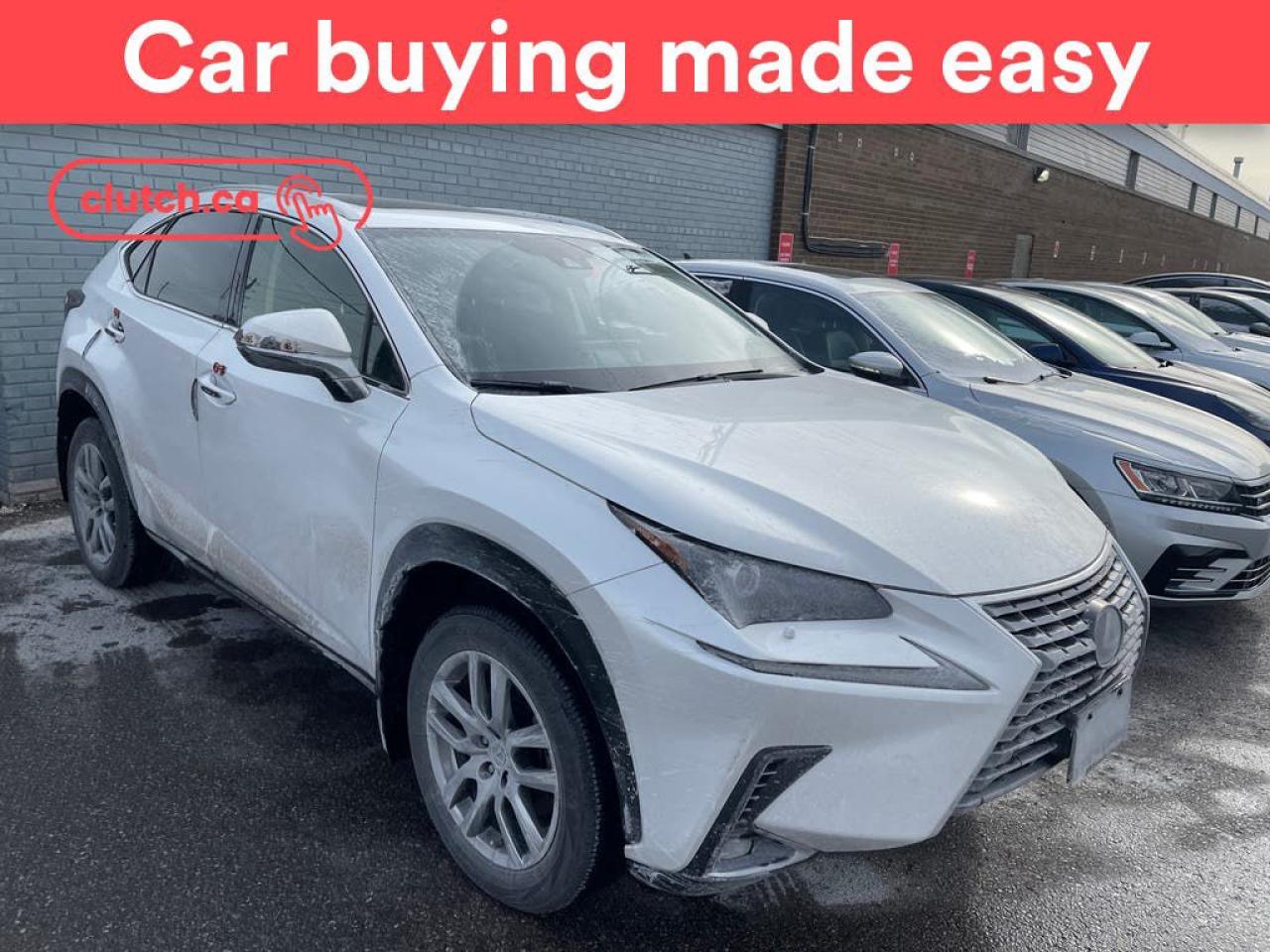 Used 2020 Lexus NX 300 AWD w/ Apple CarPlay & Android Auto, Dual Zone A/C, Power Sunroof for sale in Toronto, ON