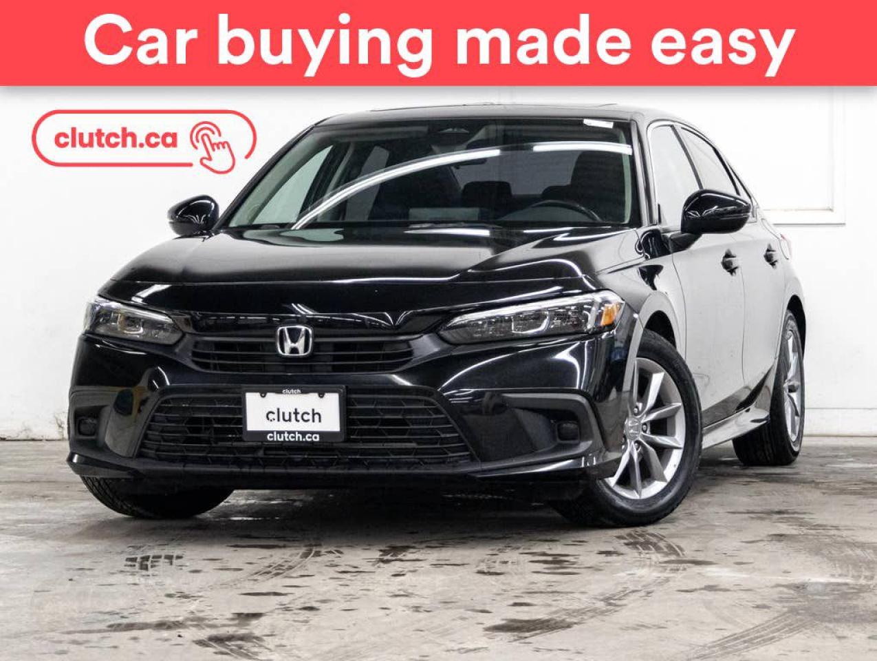 Used 2022 Honda Civic EX w/ Apple CarPlay & Android Auto, Power Moonroof, Rearview Cam for sale in Toronto, ON