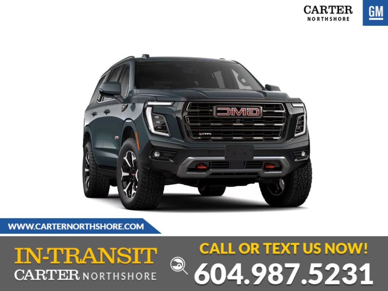 New 2025 GMC Yukon AT4 for sale in North Vancouver, BC