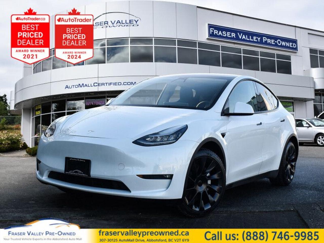 Used 2021 Tesla Model Y Long Range  No PST, Local, One Owner! for sale in Abbotsford, BC