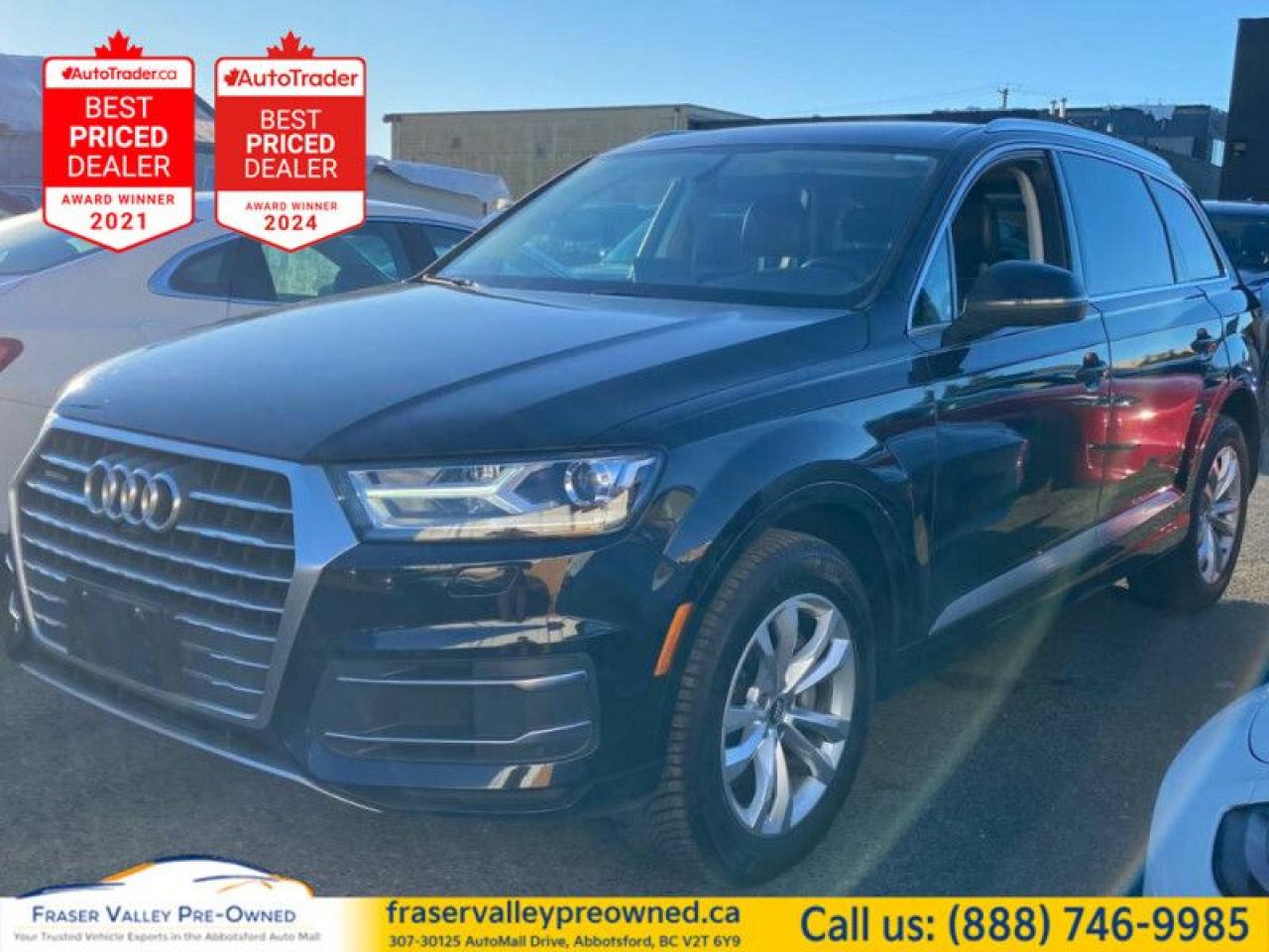 Used 2019 Audi Q7 Clean No Accidents, Local for sale in Abbotsford, BC