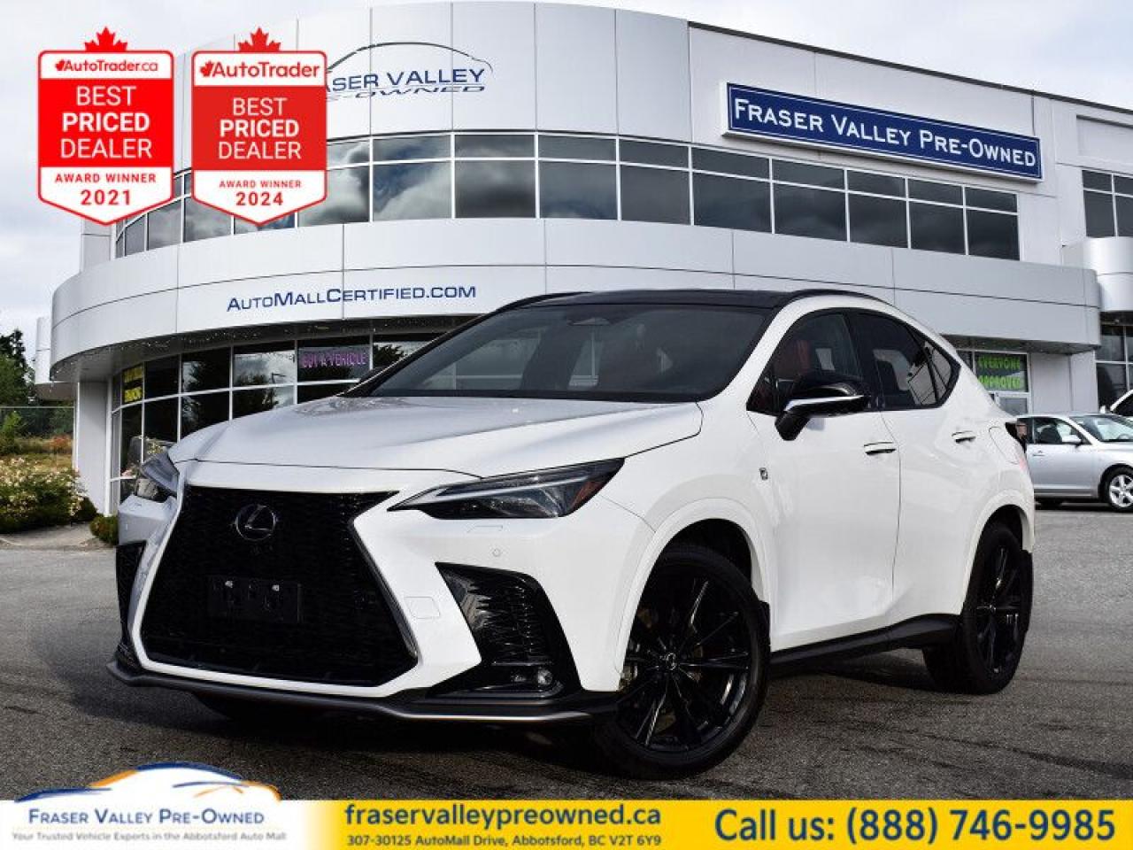 Used 2024 Lexus NX 350 F SPORT 3 Package  F-Sport 3, Clean, Local for sale in Abbotsford, BC