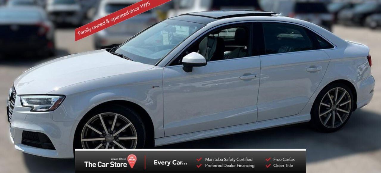 Used 2018 Audi A3 Progressiv S-Line| Quattro/Local/Clean Title for sale in Winnipeg, MB