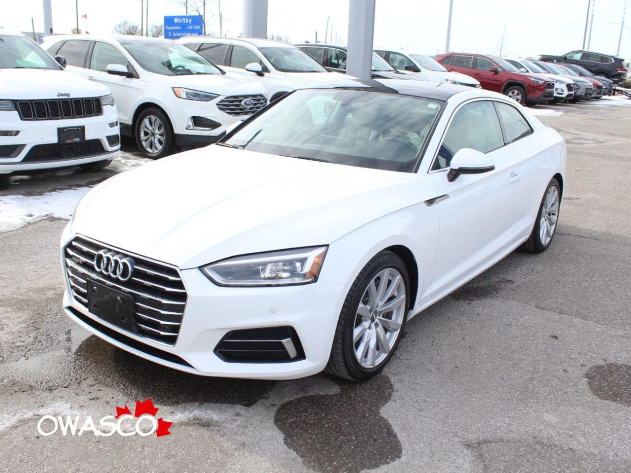 Used 2018 Audi A5 Coupe 2.0T Just In! Clean Well Maintained! Certified! for sale in Whitby, ON