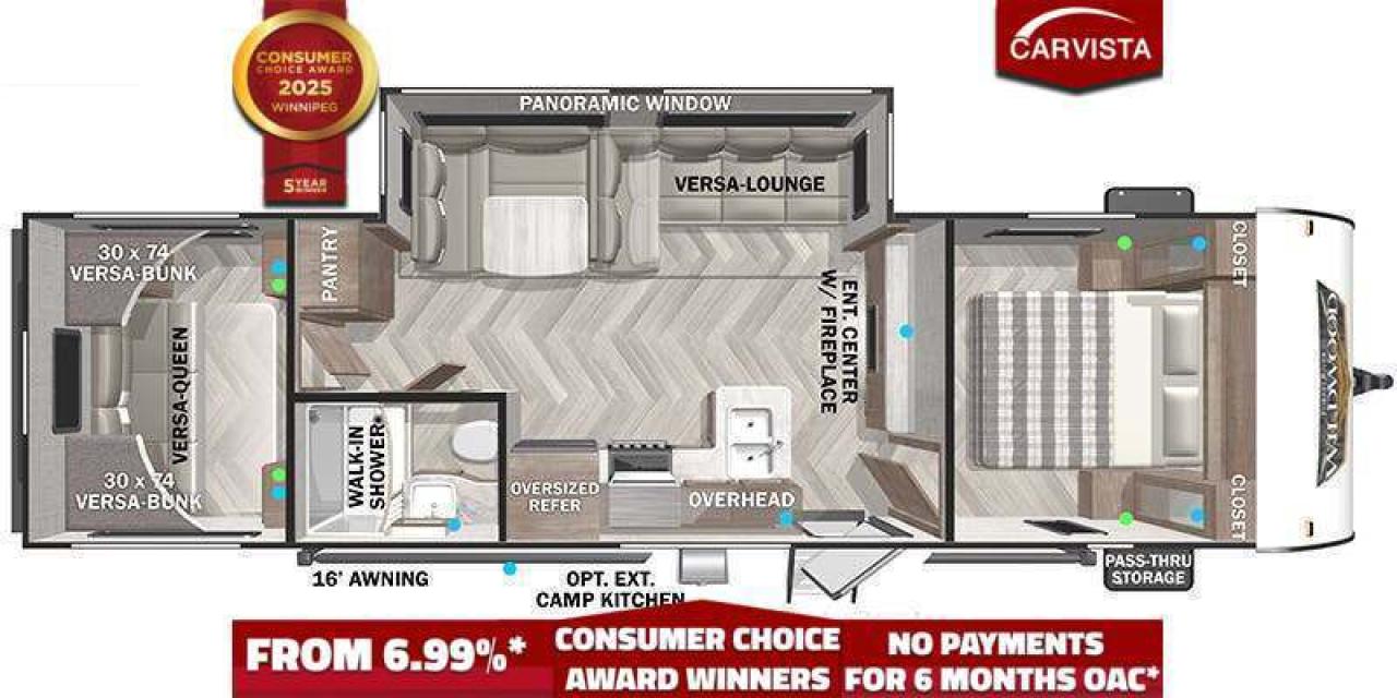 Used 2022 Forest River Wildwood 28VBXL - BUNK HOUSE for sale in Winnipeg, MB