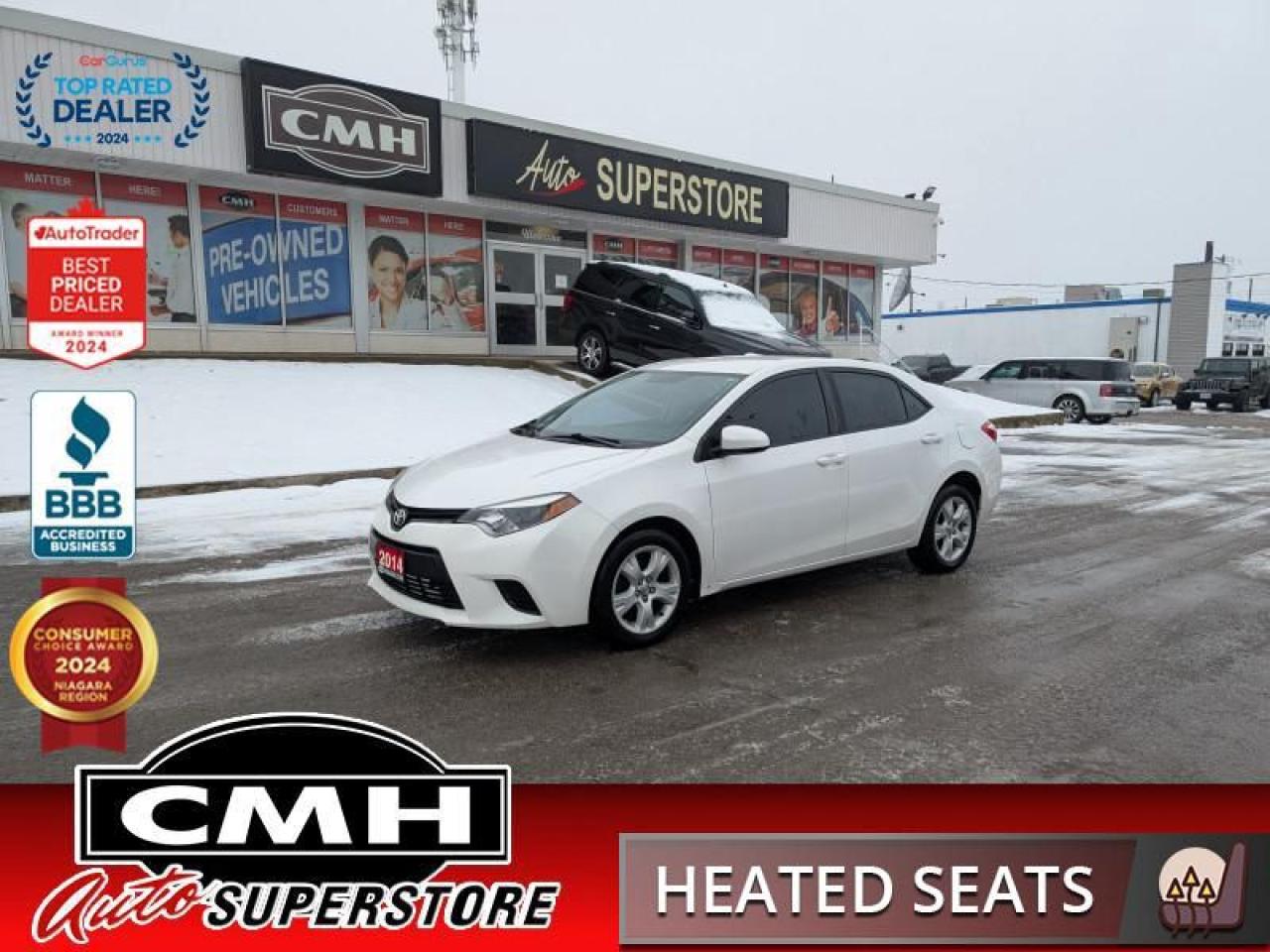 Used 2014 Toyota Corolla LE  **CAM BLUETOOTH HTD-SEATS** for sale in St. Catharines, ON