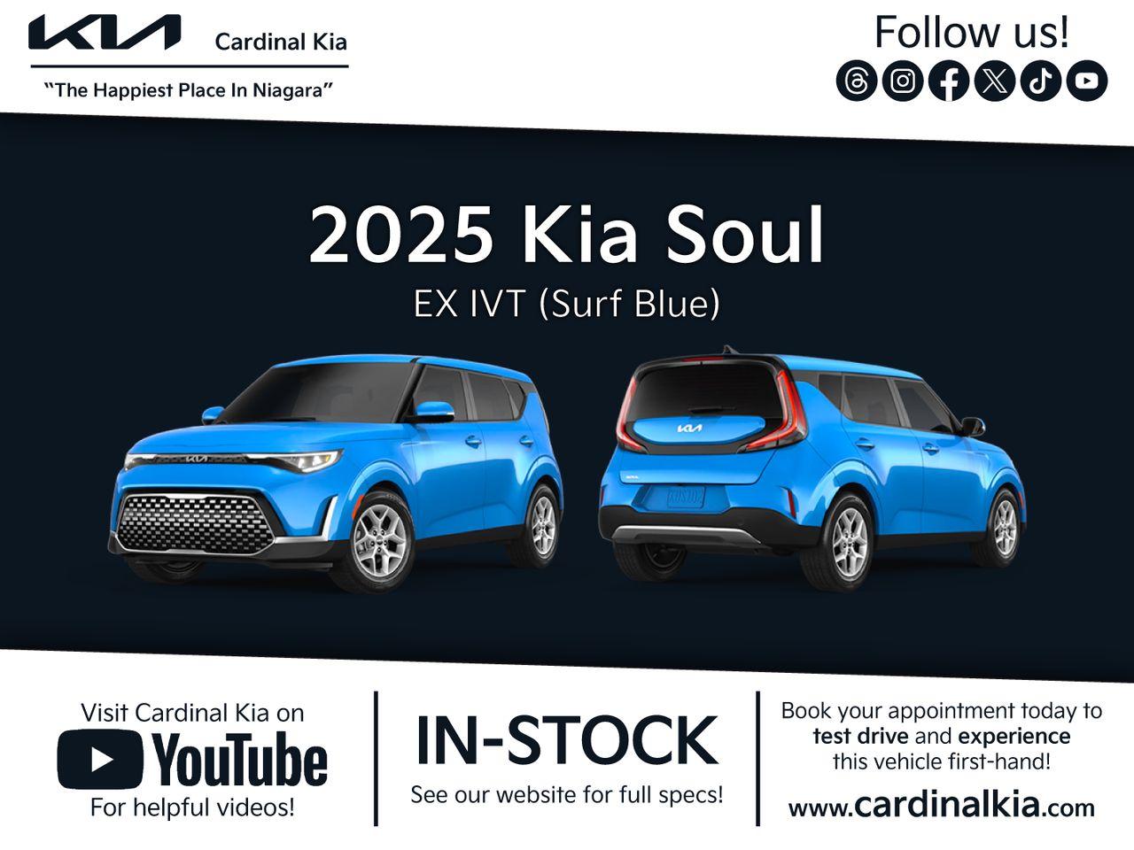 New 2025 Kia Soul EX for sale in Niagara Falls, ON