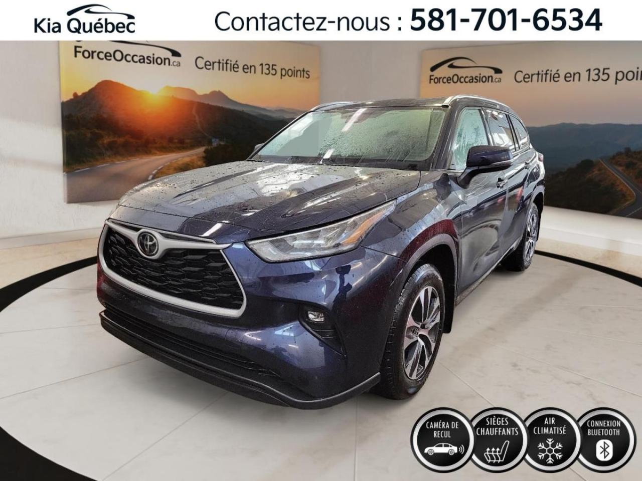 Used 2021 Toyota Highlander XLE *AWD *CUIR *TOIT *A/C *BIZONE *BLUETOOTH for sale in Québec, QC