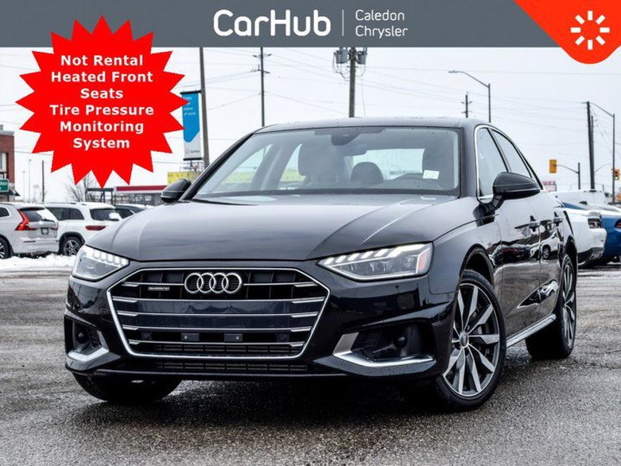 Used 2020 Audi A4 Sedan Komfort Sunroof Blind Spot 18Alloy Rims for sale in Bolton, ON