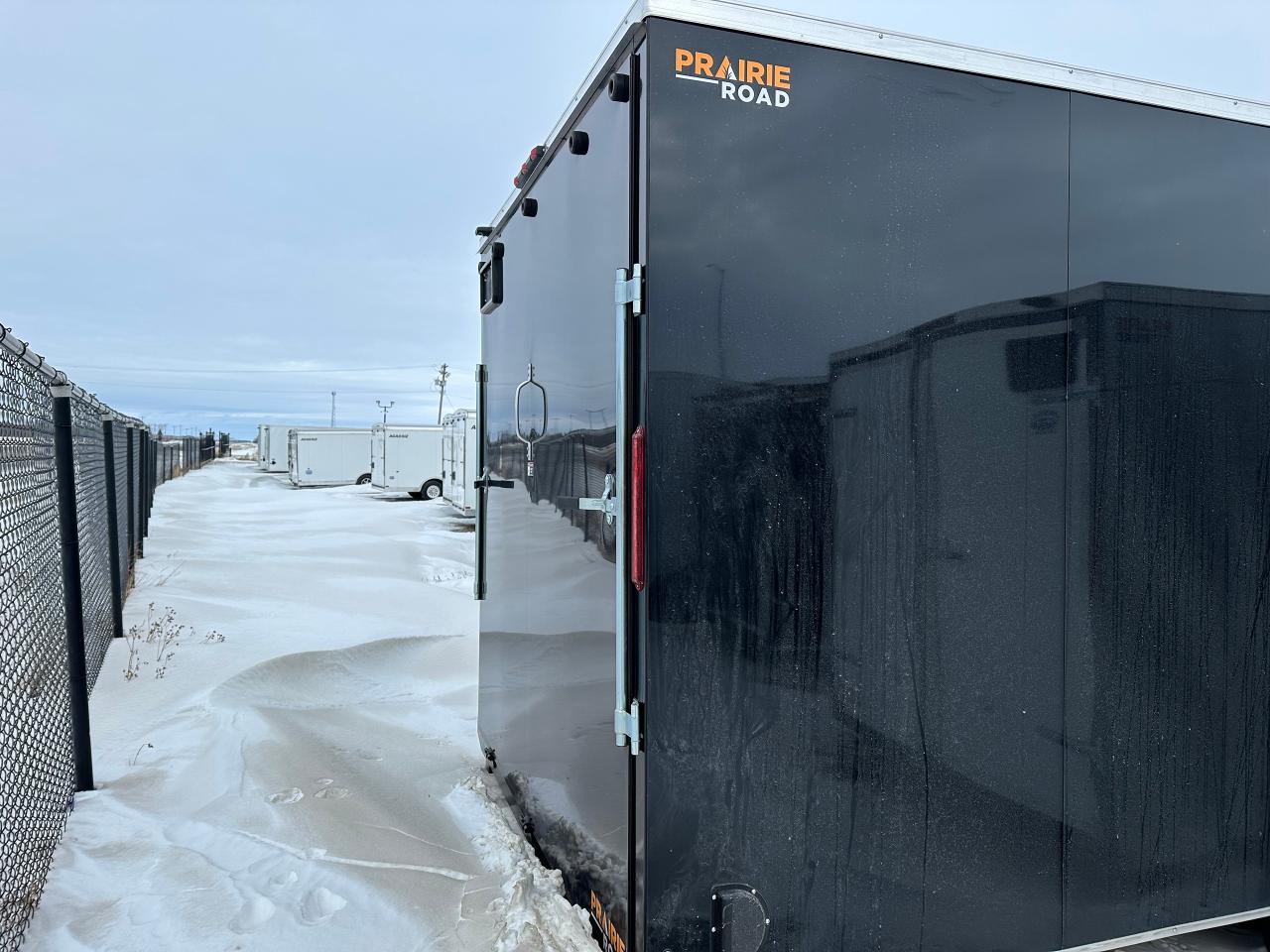 2025 Prairie Road Trailer 8.5 x 24' Prairie Road Ramp Door Photo4