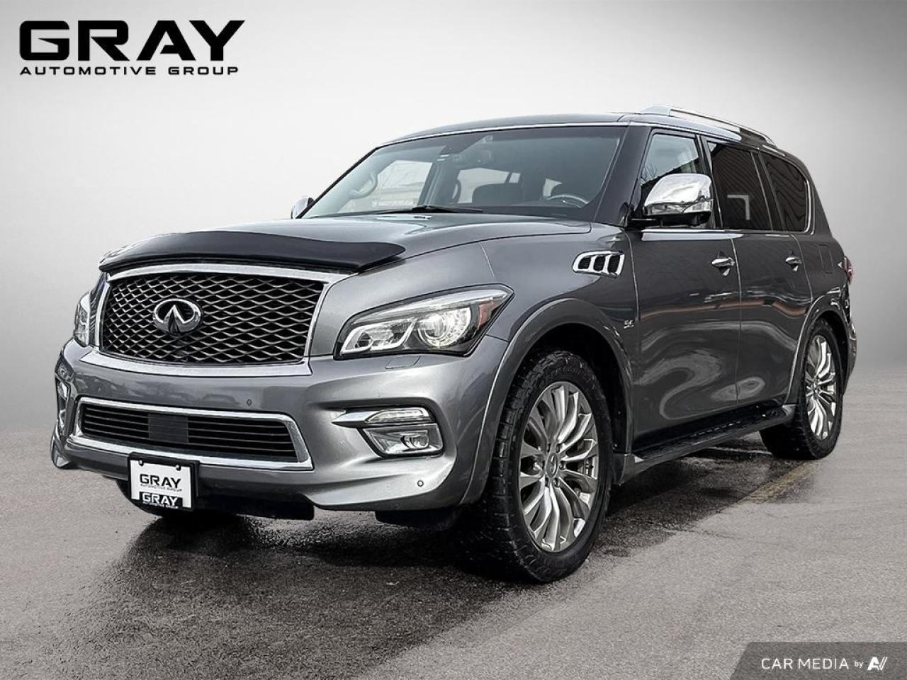 Used 2015 Infiniti QX80 LEATHER/SUNROOF/2 YR UNLIMITED KM WARRANTY for sale in Burlington, ON