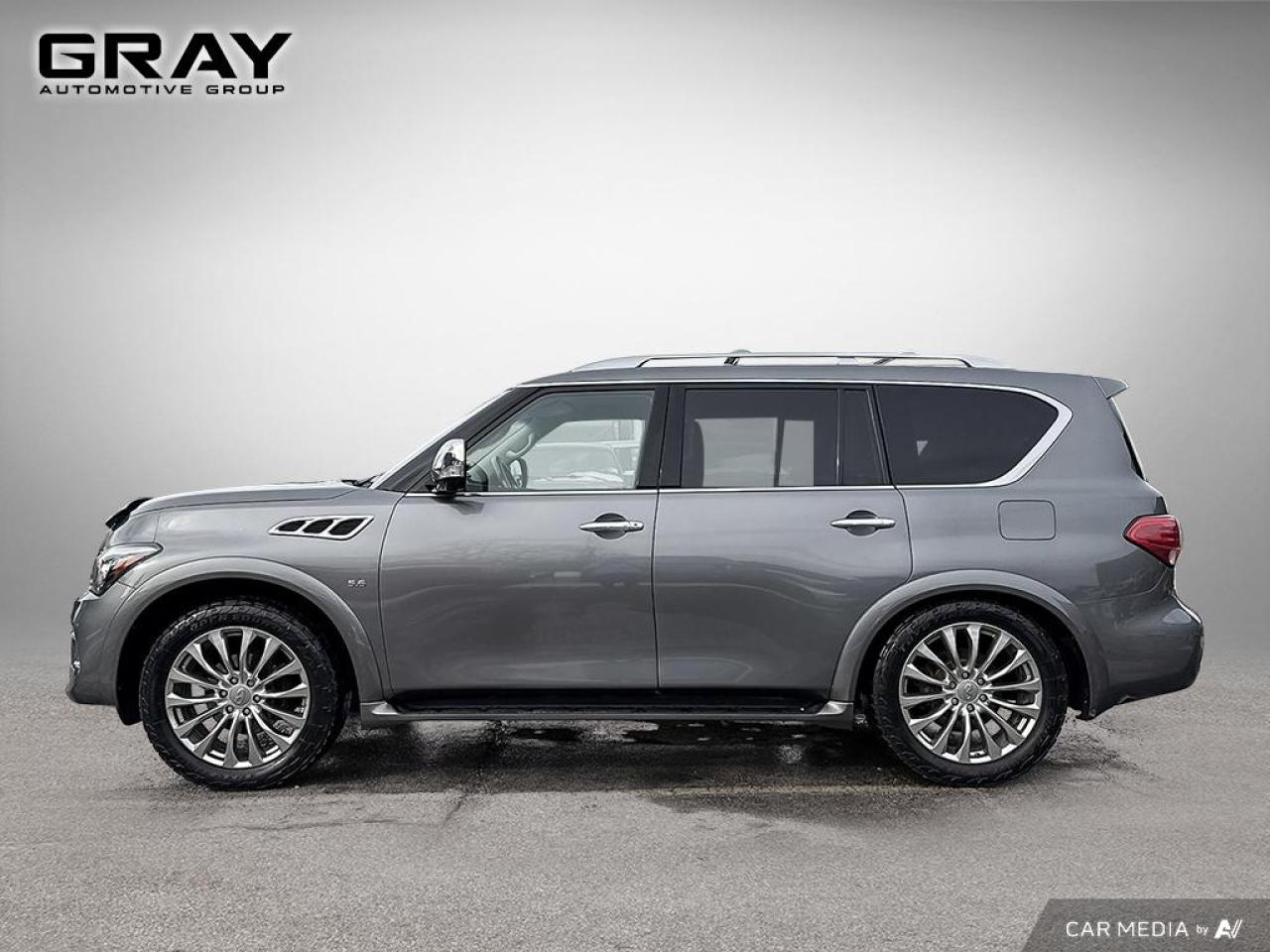 2015 Infiniti QX80 LEATHER/SUNROOF/2 YR UNLIMITED KM WARRANTY - Photo #2