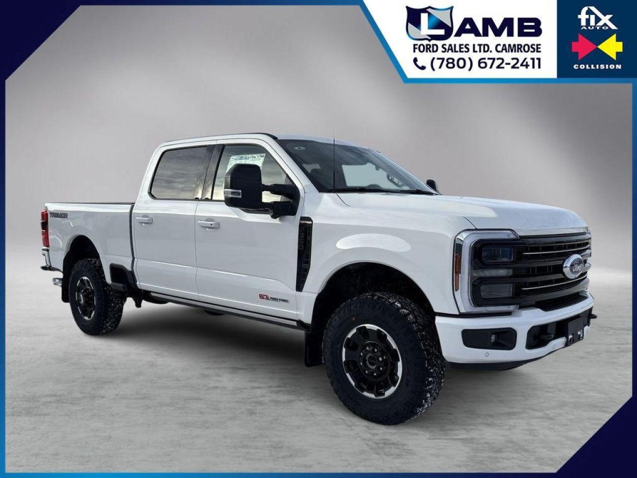 New 2025 Ford F-350 Super Duty SRW PLATINUM 6.8' Box 713A for sale in Camrose, AB