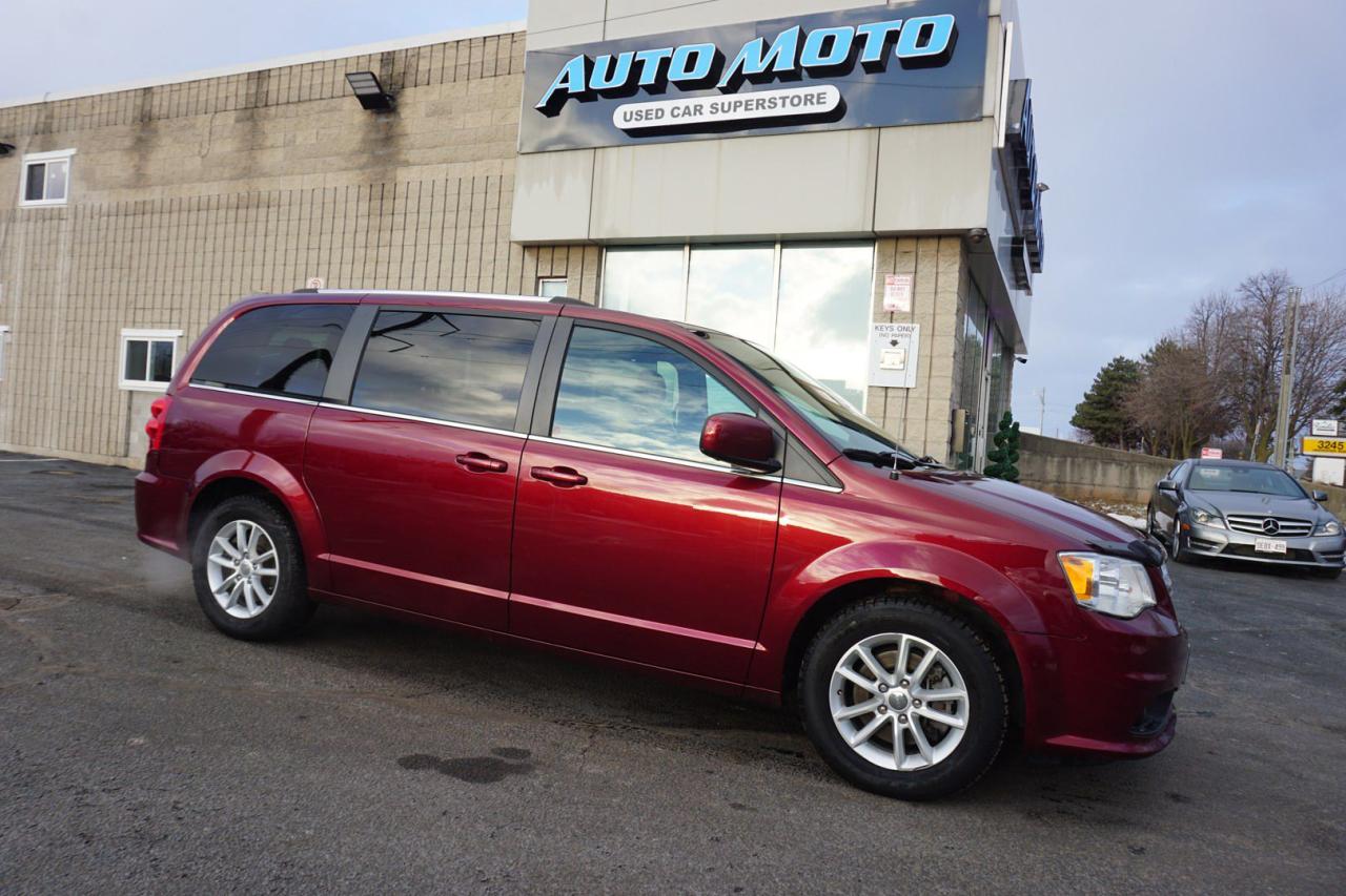 Used 2020 Dodge Grand Caravan PREMIUM PLUS CERTIFIED *1OWNER*ACCIDENT FREE* CAMERA NAV BLUETOOTH DVD LEATHER HEATED SEATS CRUISE ALLOYS for sale in Burlington, ON