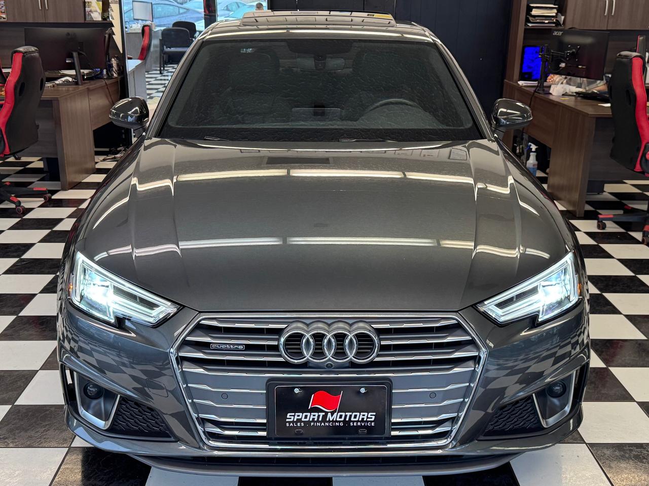 2019 Audi A4 PROGRESIV Quattro S Line+BSM+NewTires+CLEAN CARFAX Photo