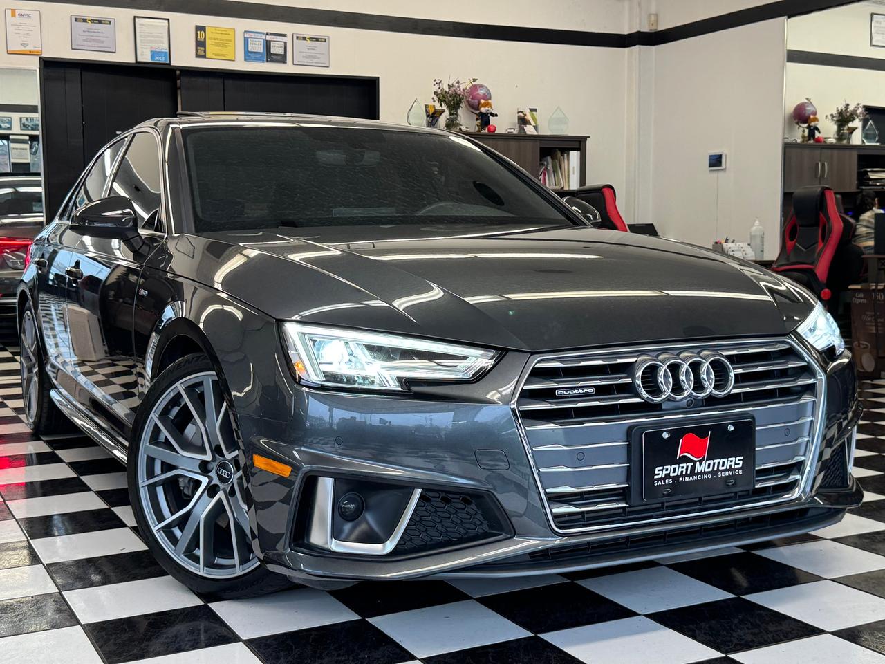 2019 Audi A4 PROGRESIV Quattro S Line+BSM+NewTires+CLEAN CARFAX Photo