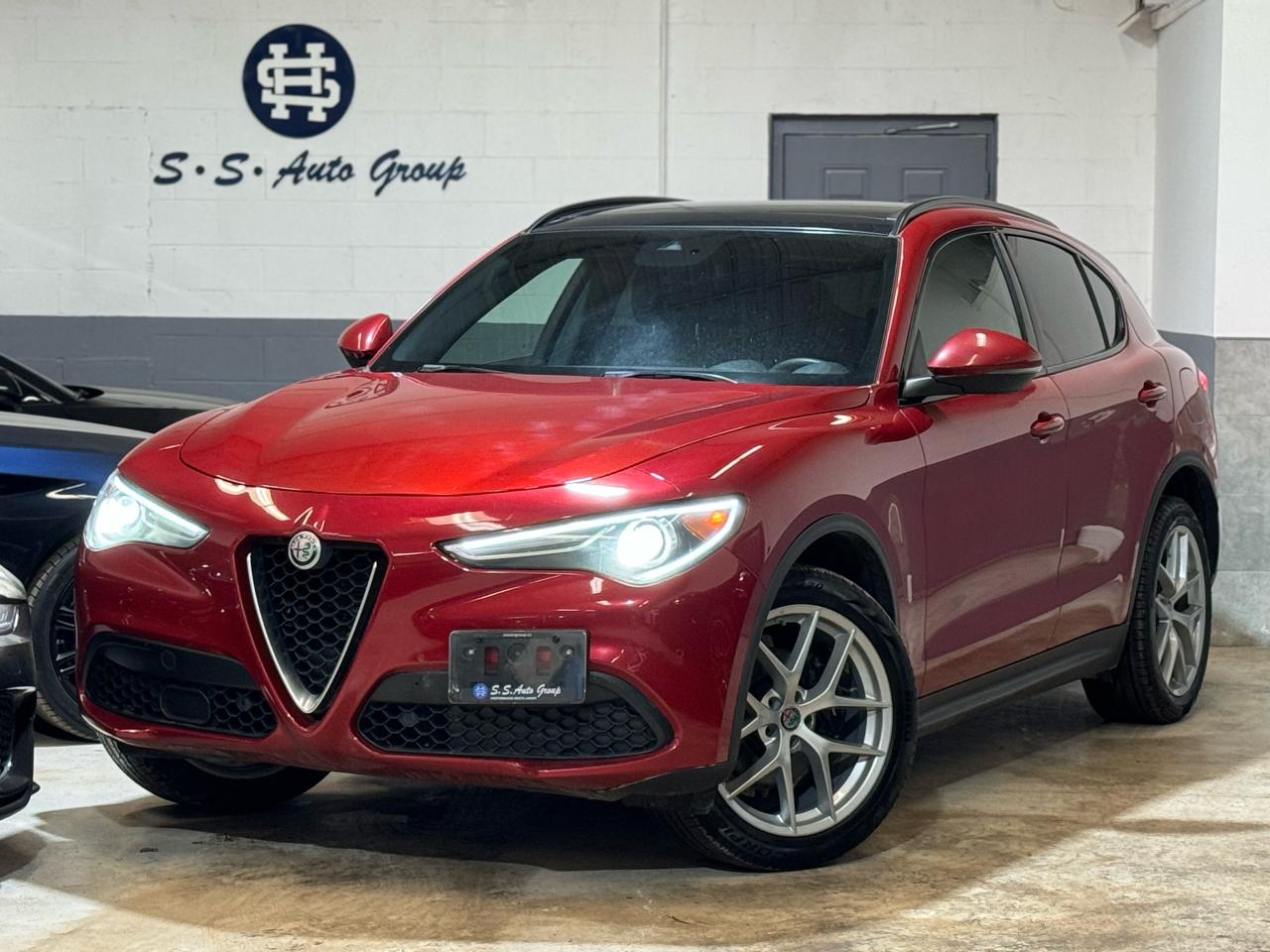 Used 2018 Alfa Romeo Stelvio TI SPORT Q4|NAV|BACKUP|BSM|PANO|LKA|ACC|HK SOUND| for sale in Oakville, ON