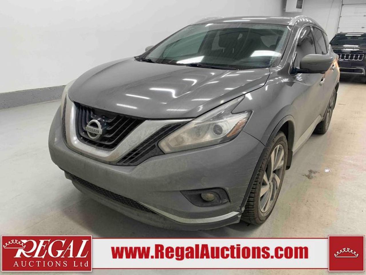 Used 2015 Nissan Murano Platinum for sale in Calgary, AB