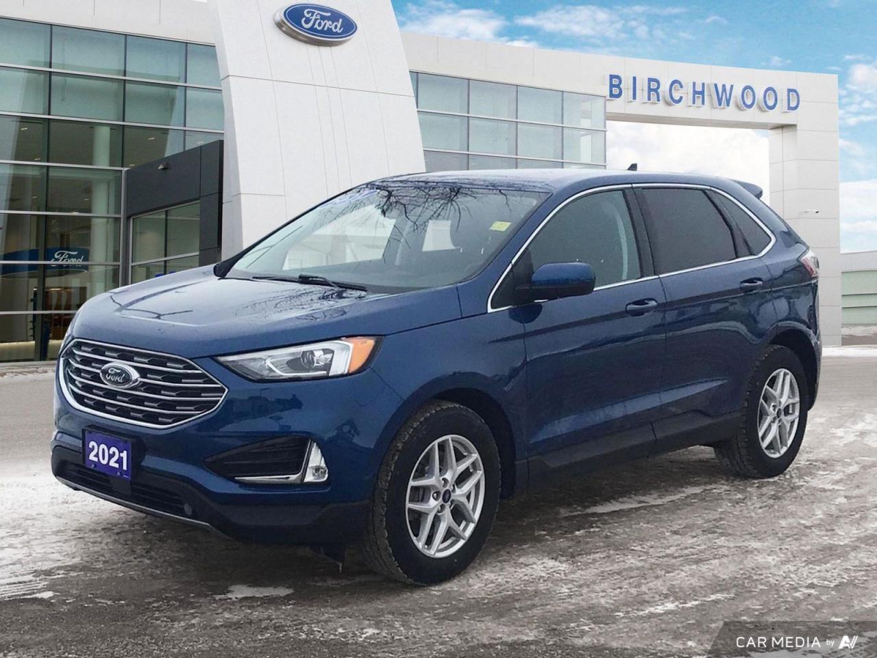 Used 2021 Ford Edge SEL AWD | Heated Steering | Accident Free | Low Kilometers for sale in Winnipeg, MB