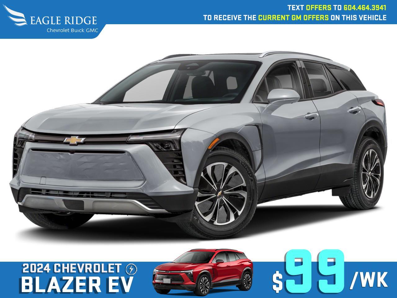 New 2024 Chevrolet Blazer EV LT AWD, smartphone app, adaptive cruise control,5G communication capable, enhanced automatic emergency breaking, lane keep assist17.7 LCD with google built in for sale in Coquitlam, BC