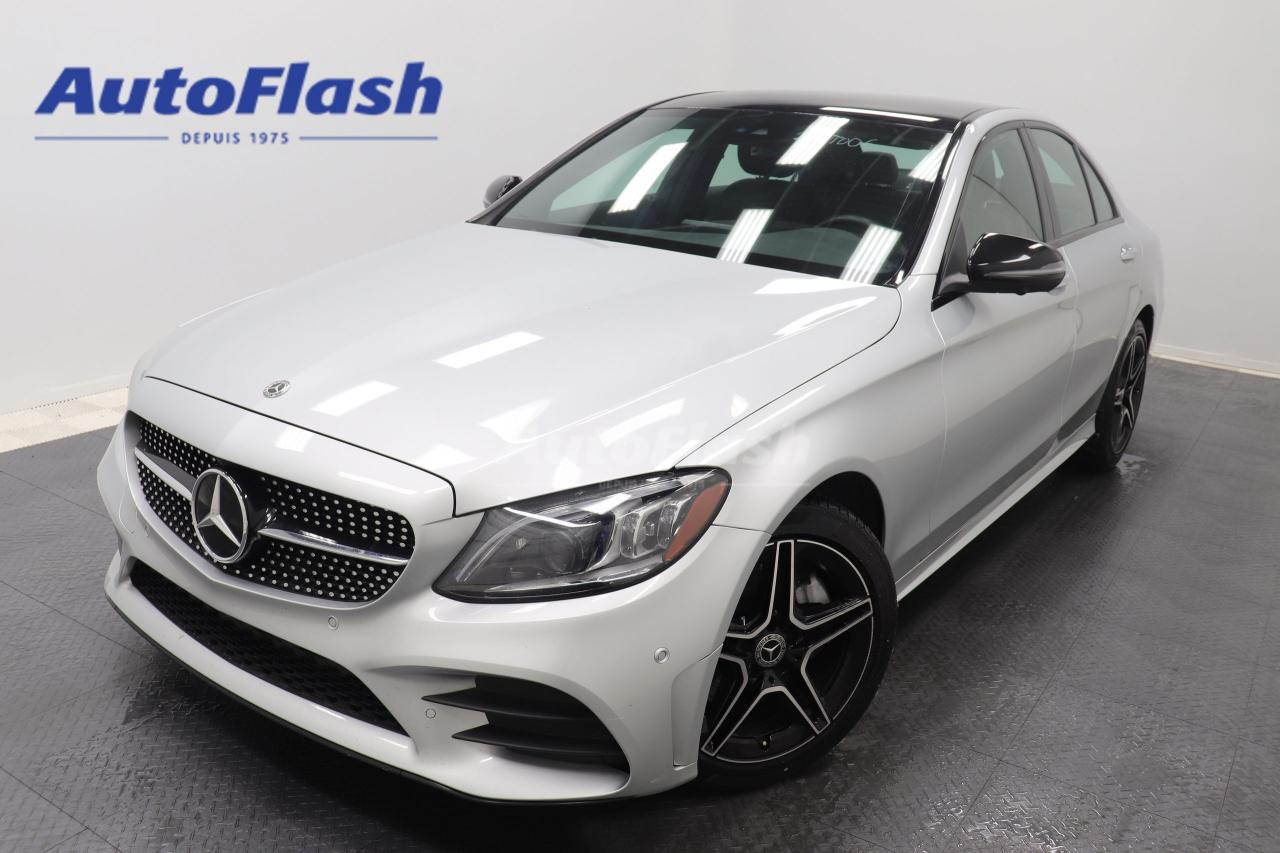 Used 2021 Mercedes-Benz C-Class AMG/NIGHT-PKG, CUIR, NAVI, TOIT-PANORAMIQUE for sale in Saint-Hubert, QC