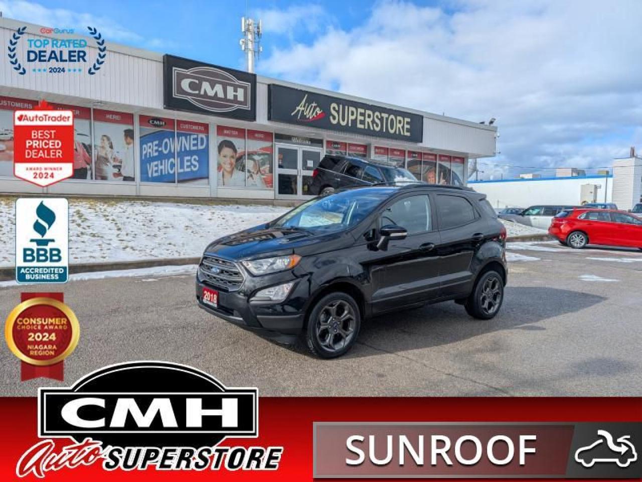 Used 2018 Ford EcoSport SES AWD  **COLD WEATH. PKG - LOW KMS** for sale in St. Catharines, ON