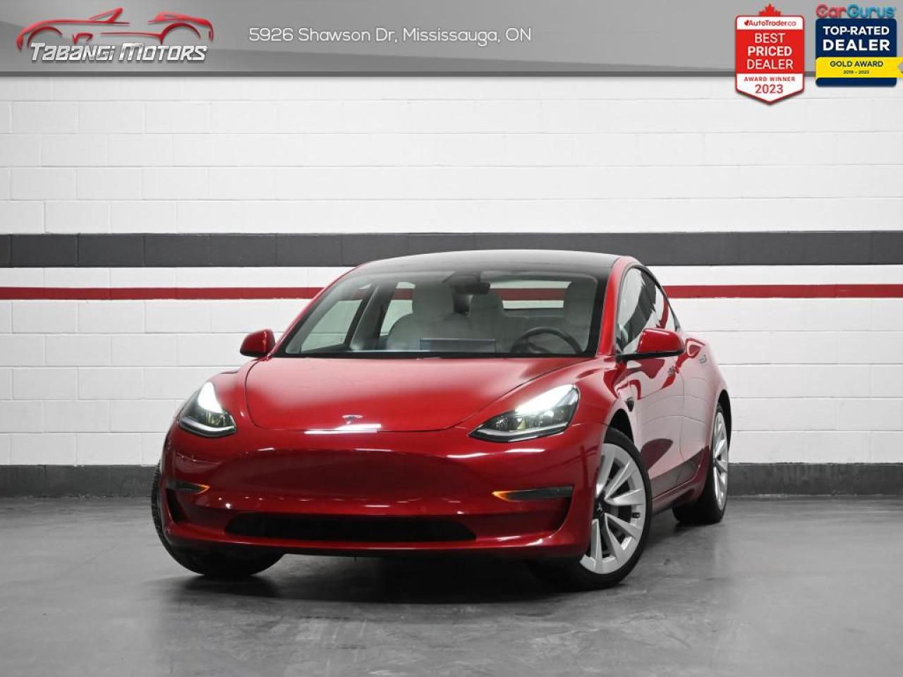 Used 2021 Tesla Model 3 Standard Range Plus  White Leather Autopilot Navigation Glass Roof for sale in Mississauga, ON