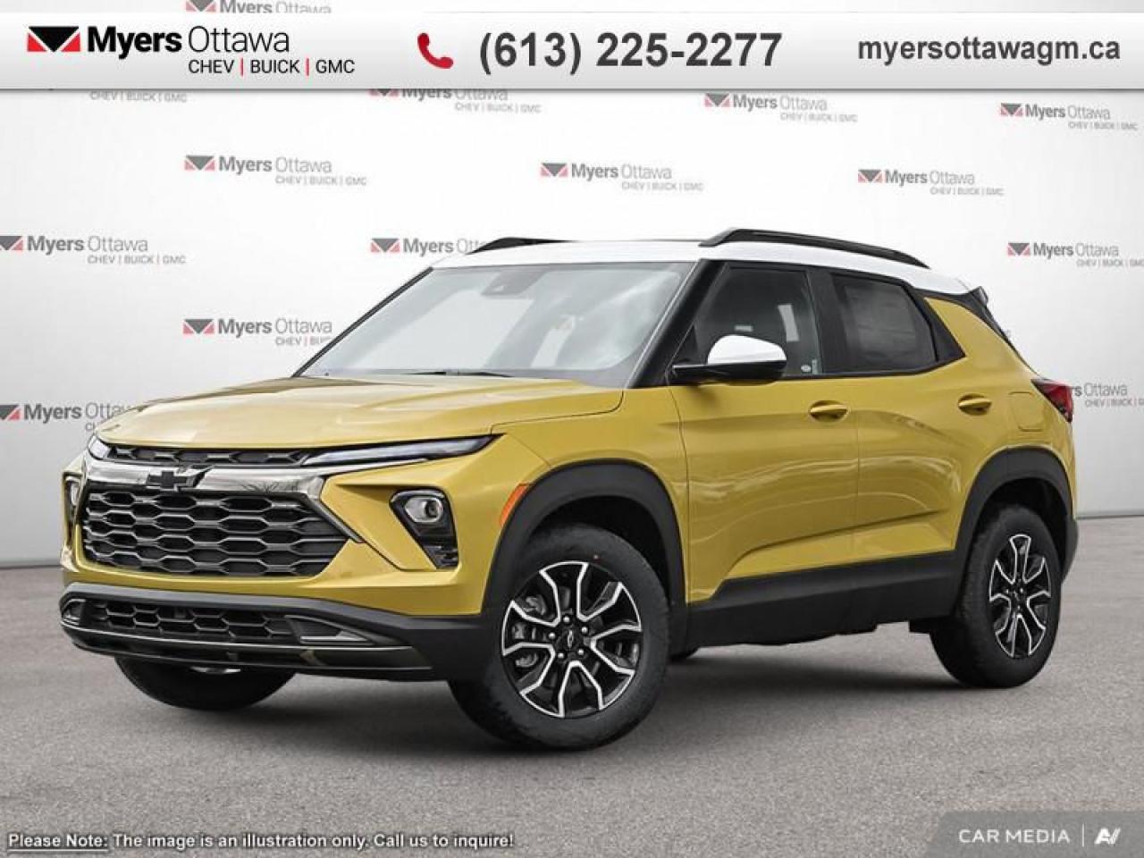 New 2025 Chevrolet TrailBlazer ACTIV  RARE NITRO YELLOW! AWD, ACTIV, LOADED for sale in Ottawa, ON