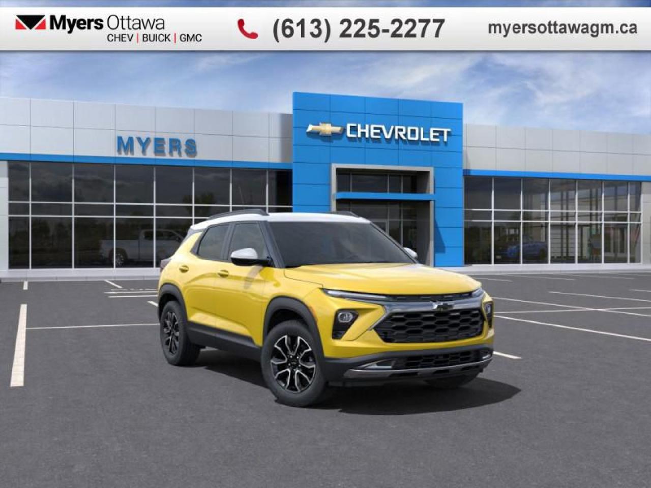 New 2025 Chevrolet TrailBlazer ACTIV  RARE NITRO YELLOW! AWD, ACTIV, LOADED for sale in Ottawa, ON