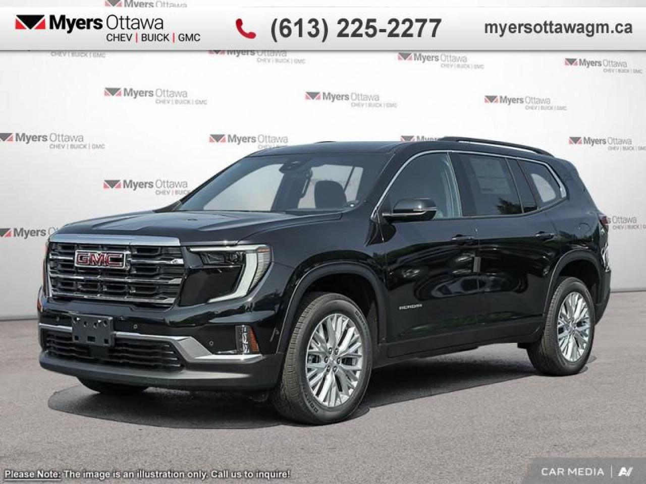 New 2025 GMC Acadia Elevation  ELEVATION, AWD, PREMIUM PKG, BLACK EDITION for sale in Ottawa, ON