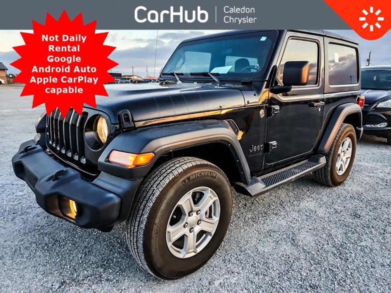 Used 2022 Jeep Wrangler Sport S Black Freedom Top R-Start Heated Frnt Seats for sale in Bolton, ON