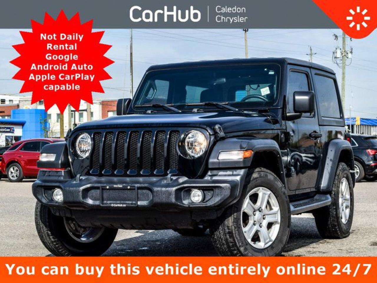 Used 2022 Jeep Wrangler Sport S Black Freedom Top R-Start Heated Frnt Seats for sale in Bolton, ON