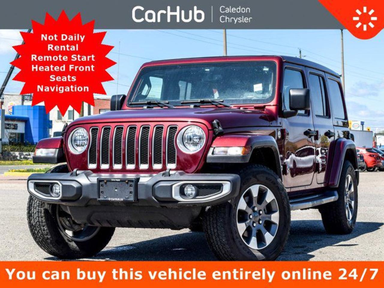 Used 2021 Jeep Wrangler Unlimited Sahara Sky OneTouch power top for sale in Bolton, ON
