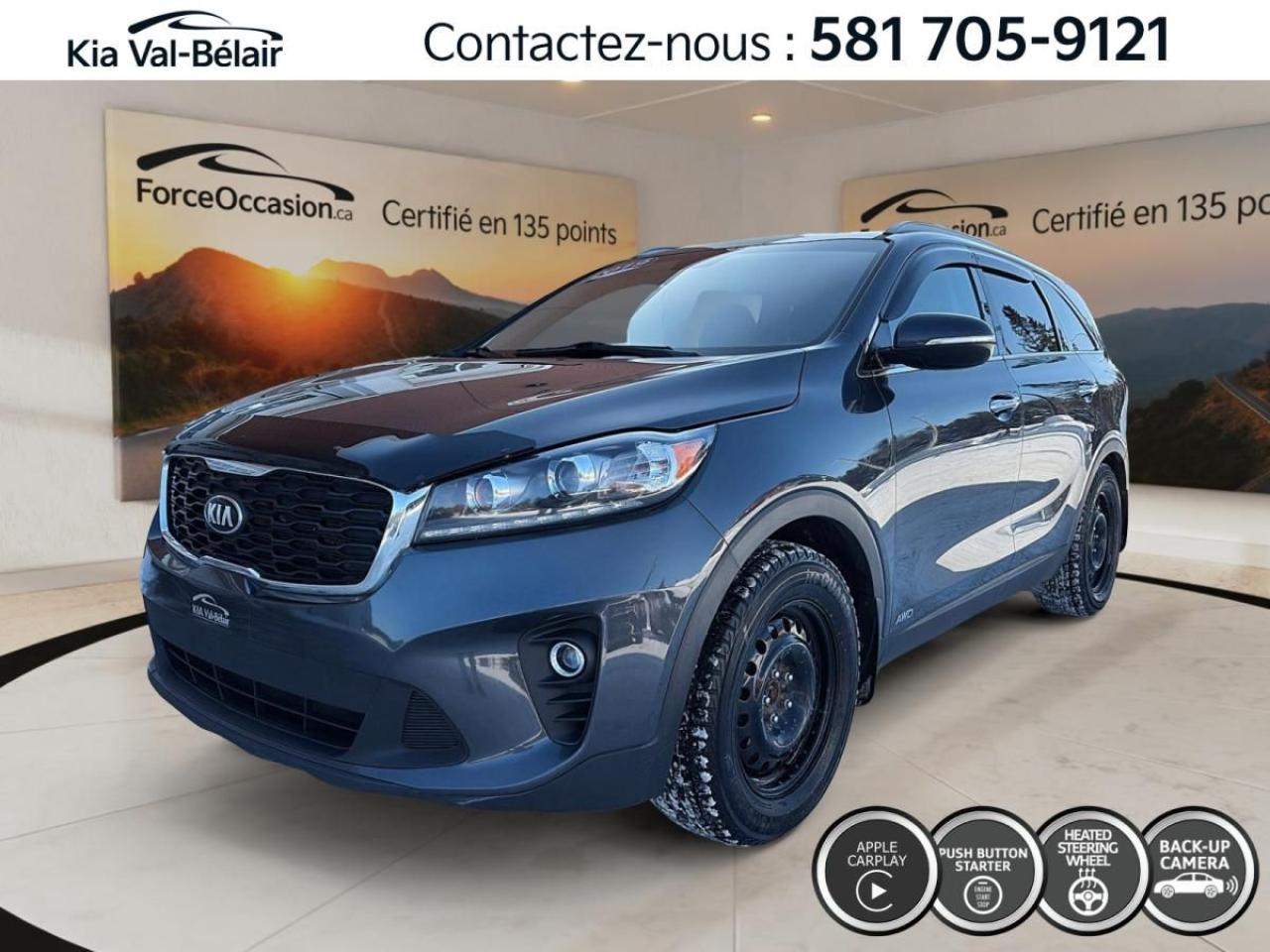 Used 2019 Kia Sorento LX *AWD *SIÈGES CHAUFFANTS *CAMÉRA RECUL *CARPLAY for sale in Québec, QC