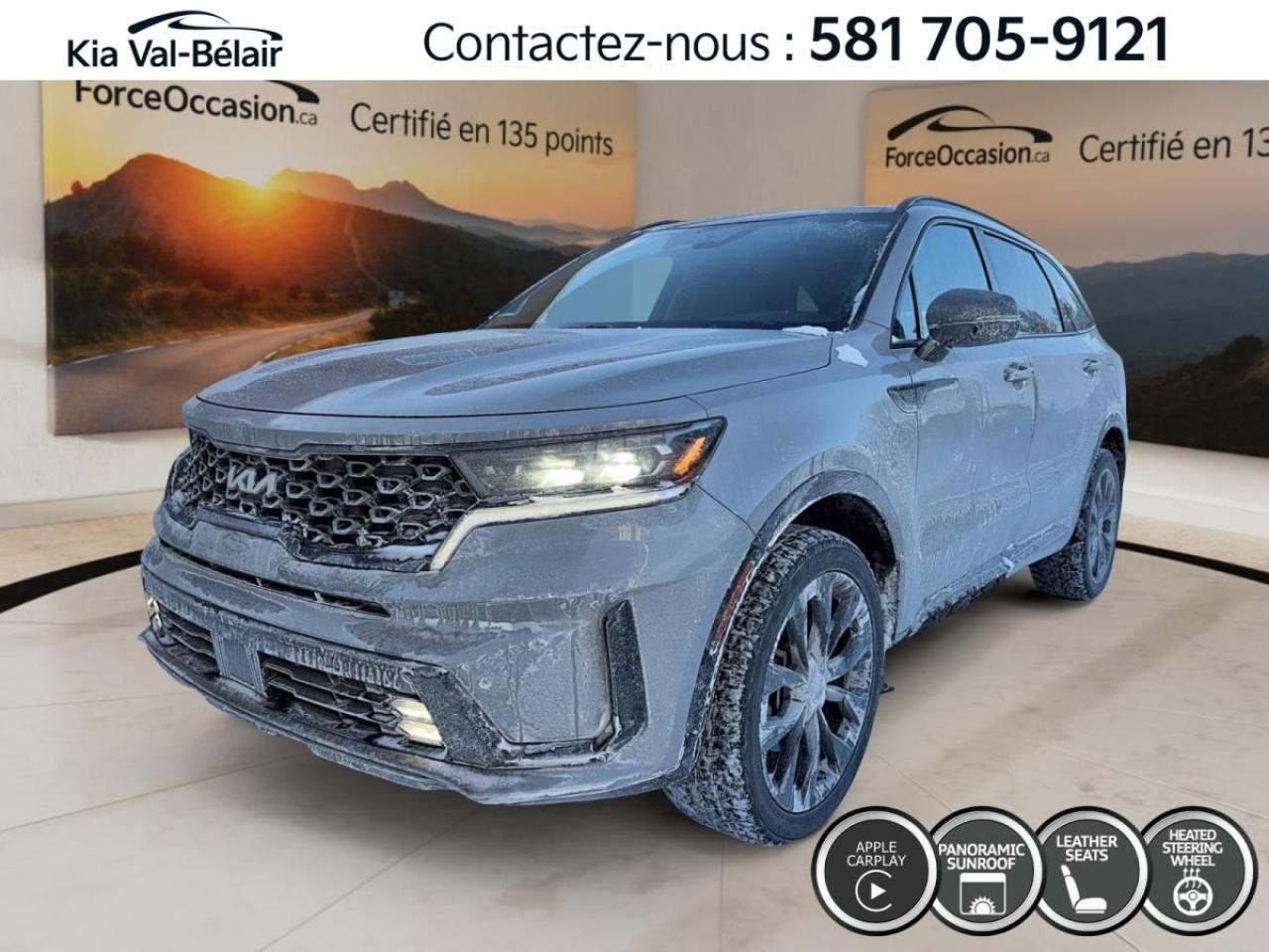 Used 2023 Kia Sorento EX *AWD *TURBO *6 PASS *CARPLAY *CAMÉRA *BIZONE for sale in Québec, QC