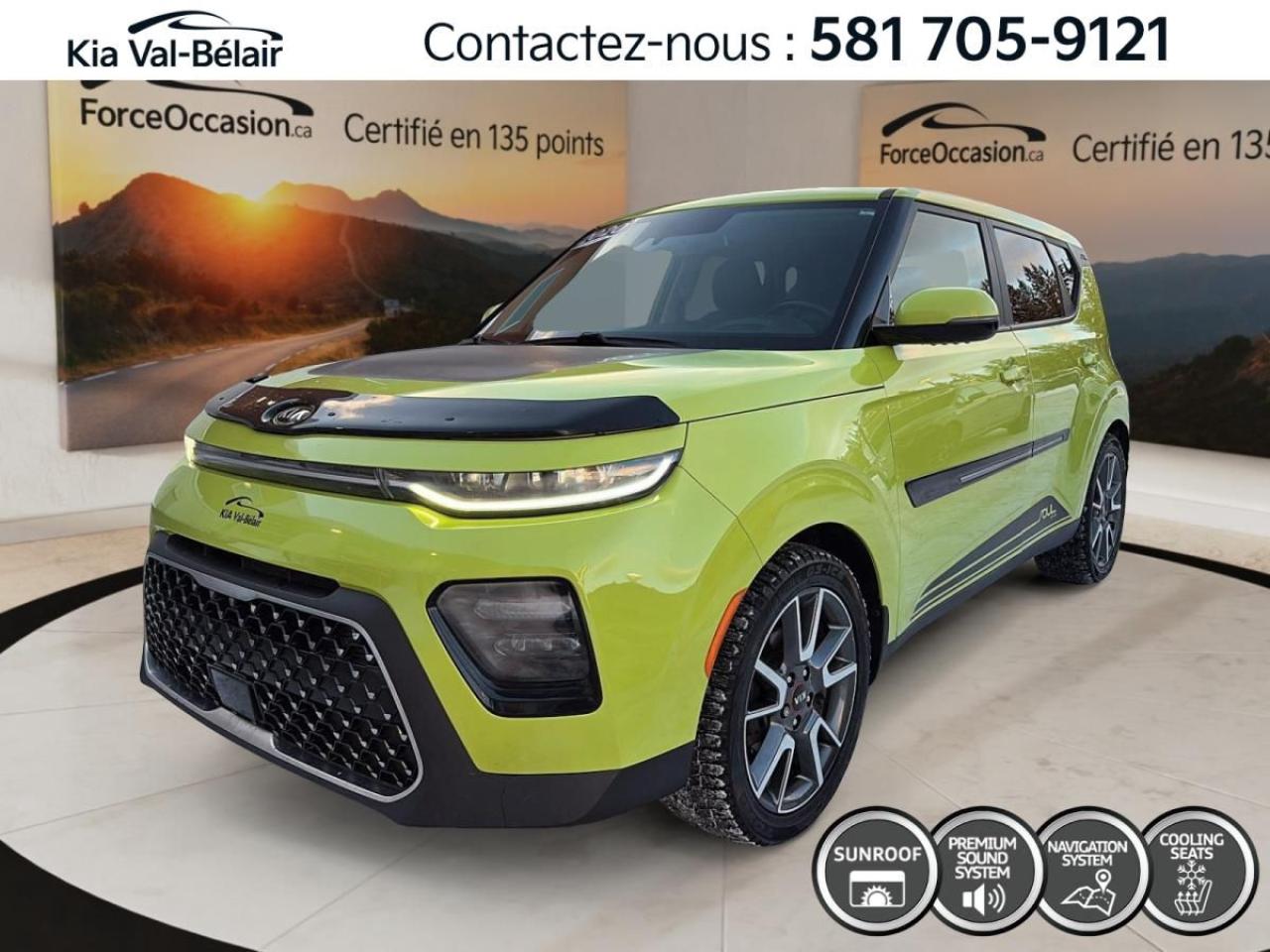 Used 2020 Kia Soul EX PREMIUM* GPS* VOLANT CHAUFFANT* BIZONE* CARPLAY for sale in Québec, QC