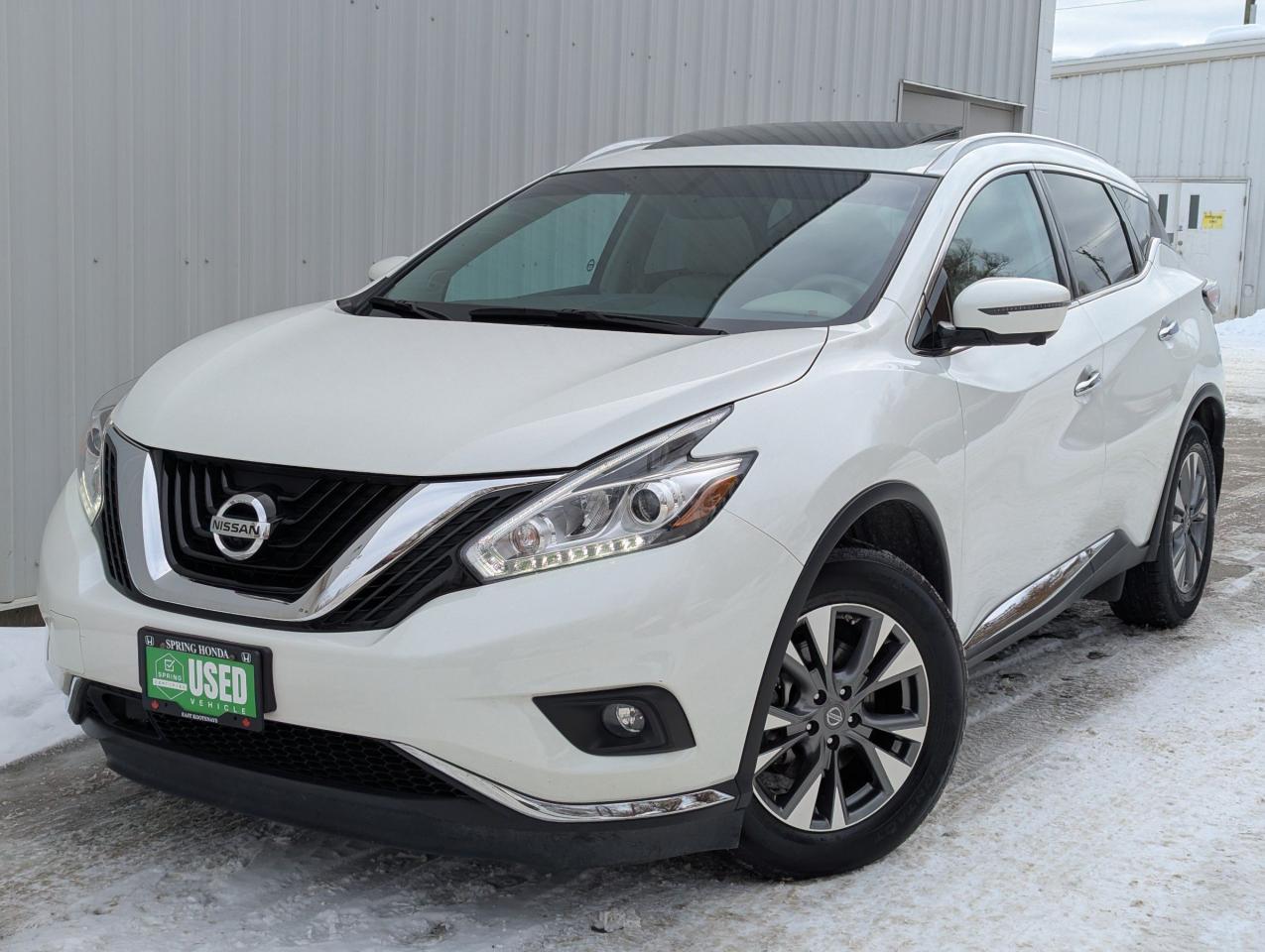 Used 2017 Nissan Murano Platinum $239 BI-WEEKLY - NO REPORTED ACCIDENTS, SMOKE-FREE, LOW MILEAGE, WELL MAINTAINED for sale in Cranbrook, BC