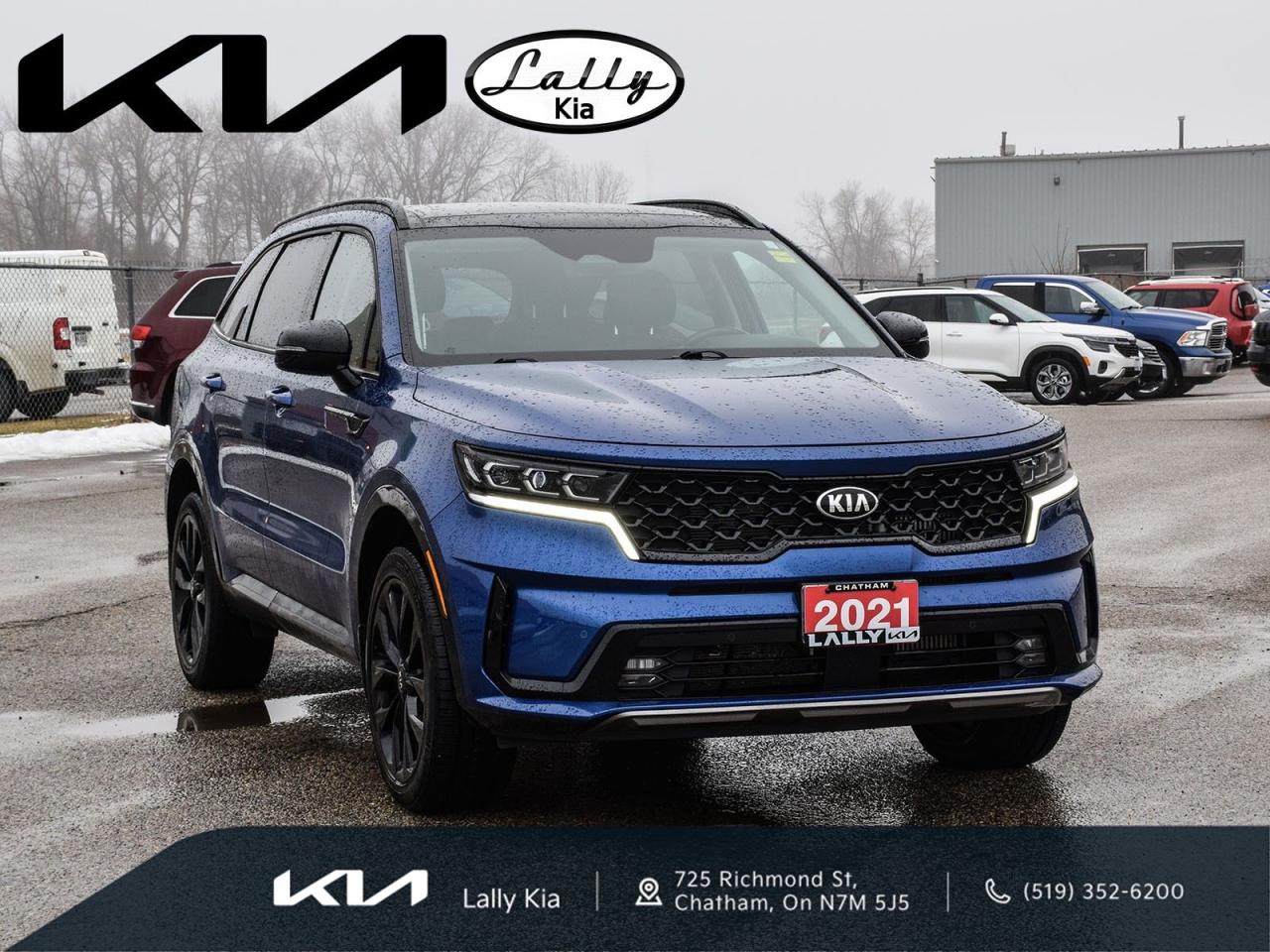 Used 2021 Kia Sorento 2.5T EX+ AWD | APPLE CARPLAY & ANDROID AUTO | HEATED FRONT BUCKET SEATS | HEATED STEERING WHEEL | POWER LIFTGATE | STEERING WHEEL MOUNTED AUDIO CONTROLS | TURN SIGNAL INDICATOR MIRRORS |WHEELS: 20