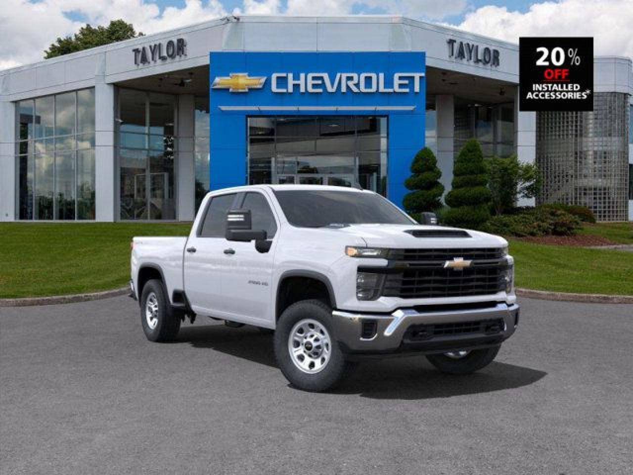 New 2024 Chevrolet Silverado 2500 HD Work Truck- Apple CarPlay for sale in Kingston, ON