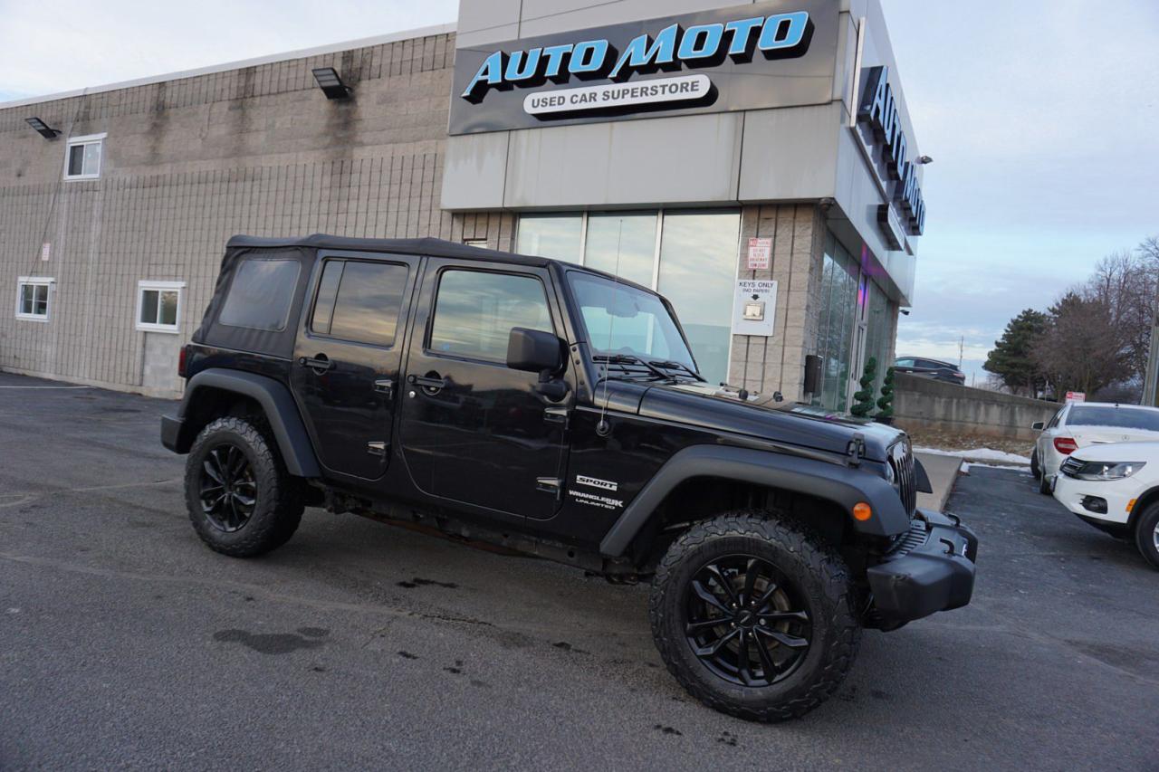 Used 2018 Jeep Wrangler JK UNLIMITED SPORT 4WD CERTIFIED *1 OWNER*ACCIDNET FREE* BLUETOOTH CRUISE ALLOYS for sale in Burlington, ON